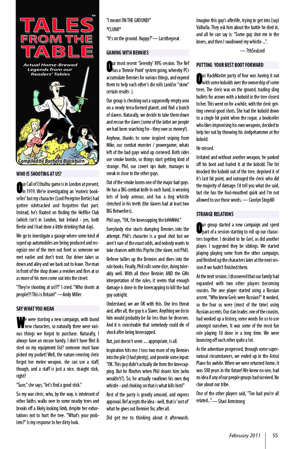 Read online Knights of the Dinner Table comic -  Issue #172 - 57