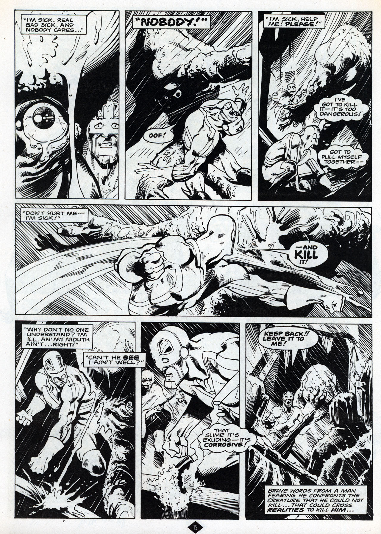 Read online Captain Britain (1985) comic -  Issue #4 - 12
