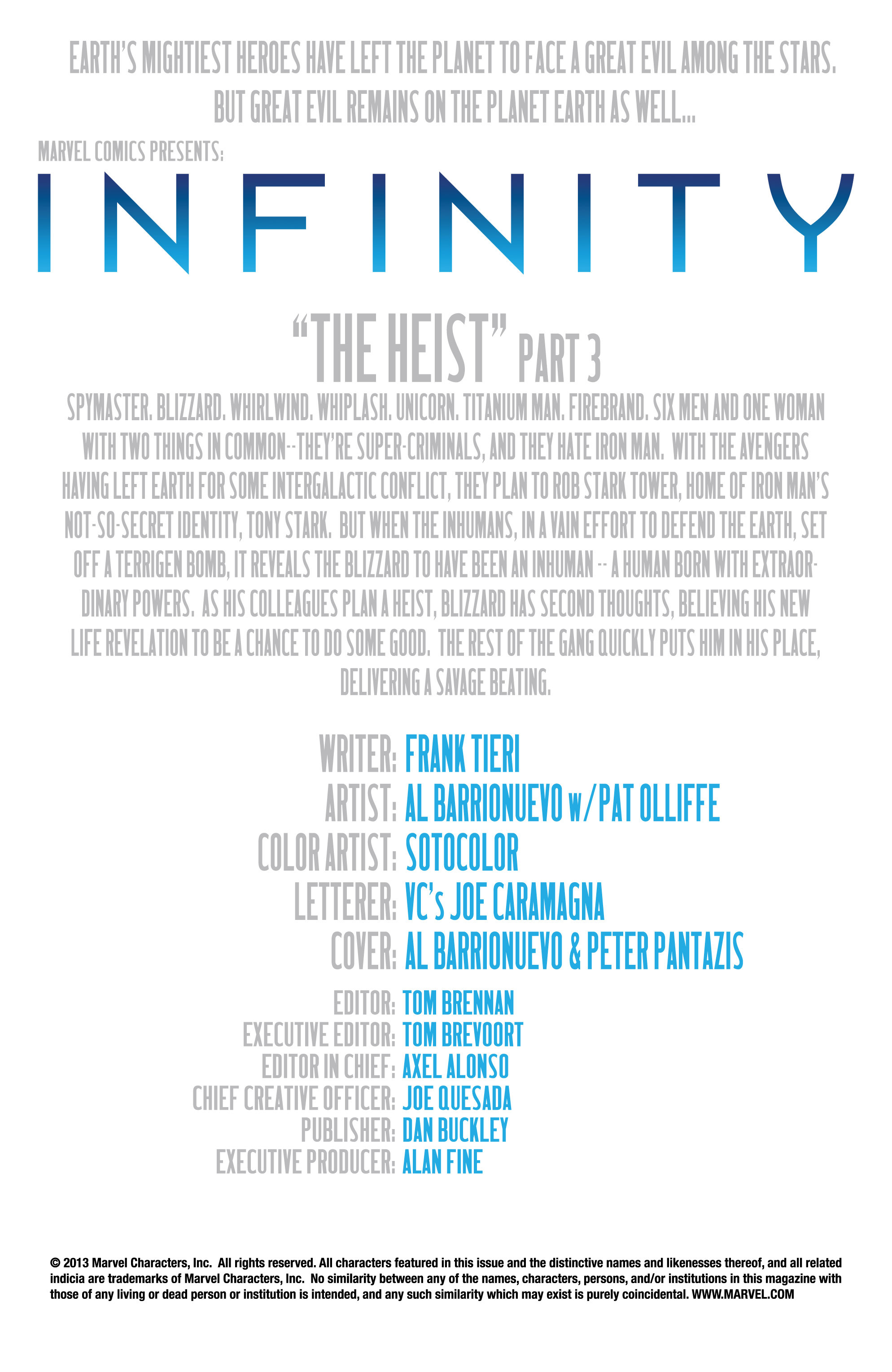 Read online Infinity: Heist comic -  Issue #3 - 2