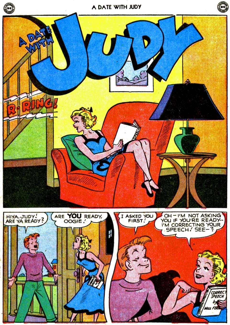 Read online A Date with Judy comic -  Issue #12 - 13