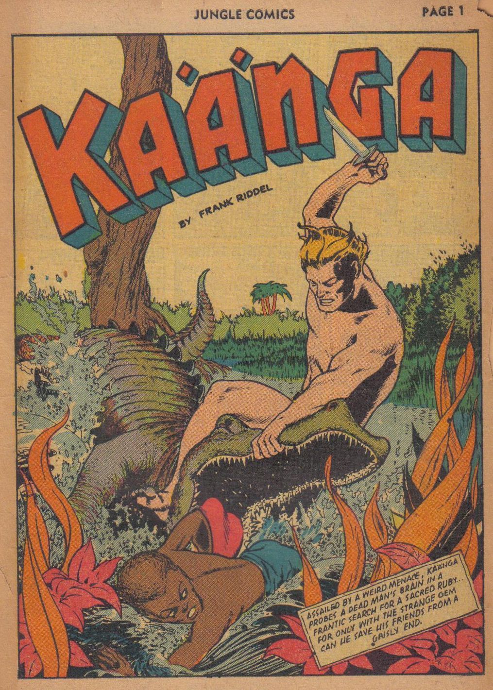 Read online Jungle Comics comic -  Issue #29 - 2