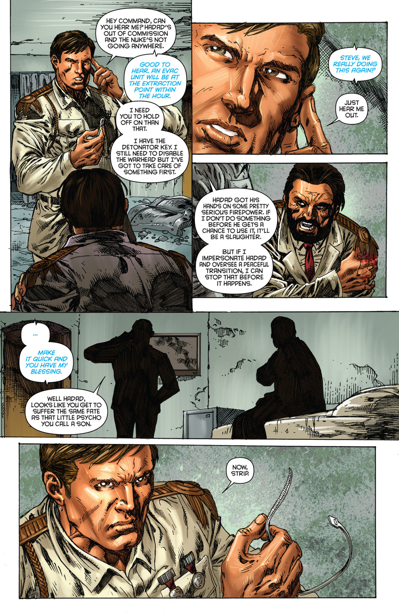 Read online Bionic Man comic -  Issue #18 - 21