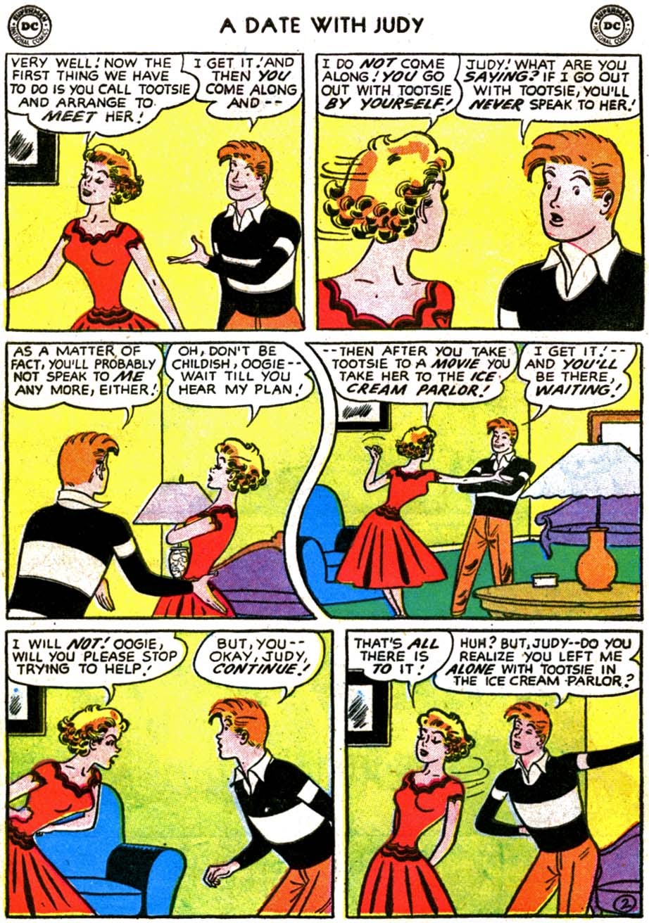 Read online A Date with Judy comic -  Issue #56 - 4