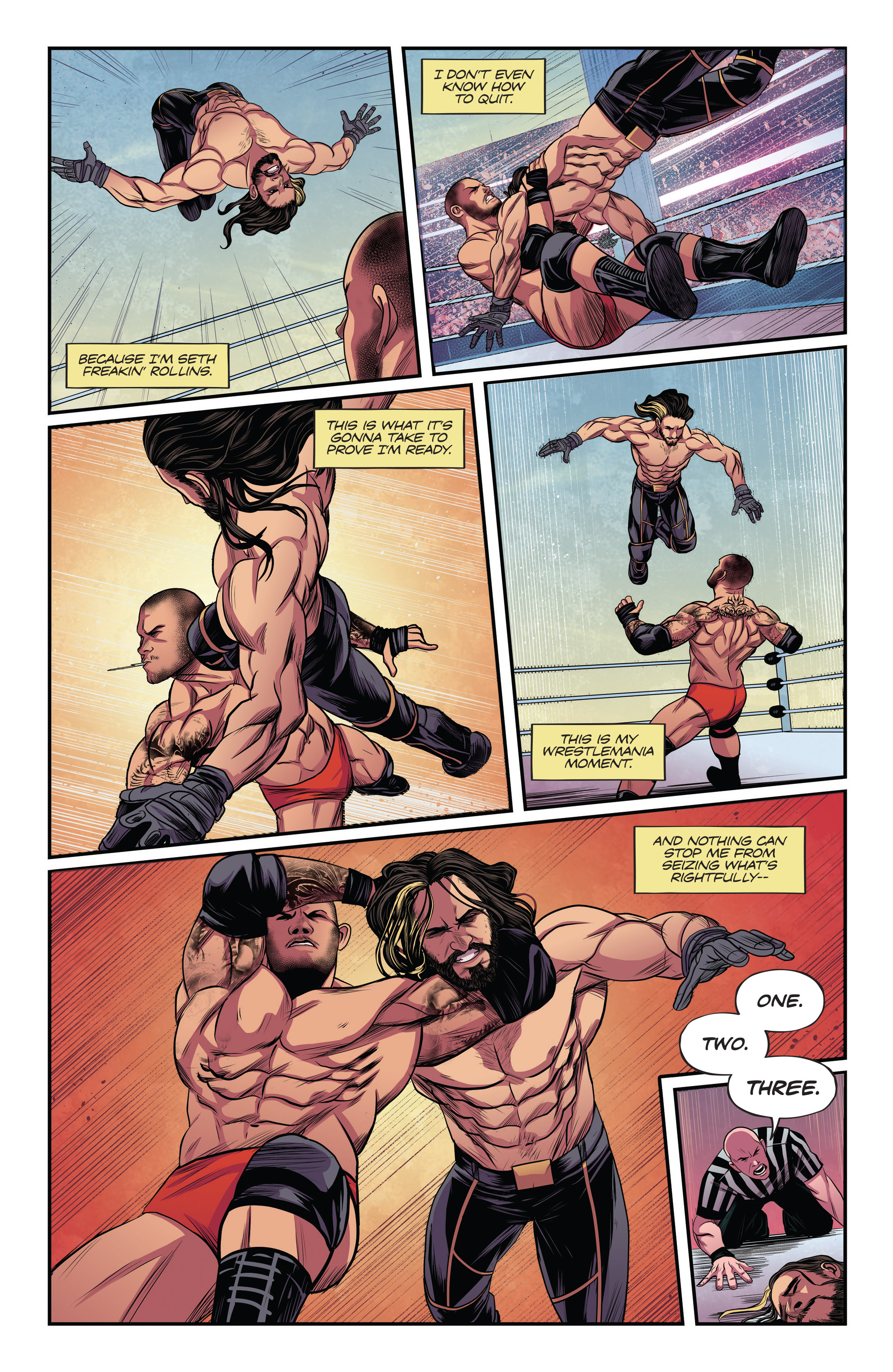 Read online WWE comic -  Issue #1 - 16