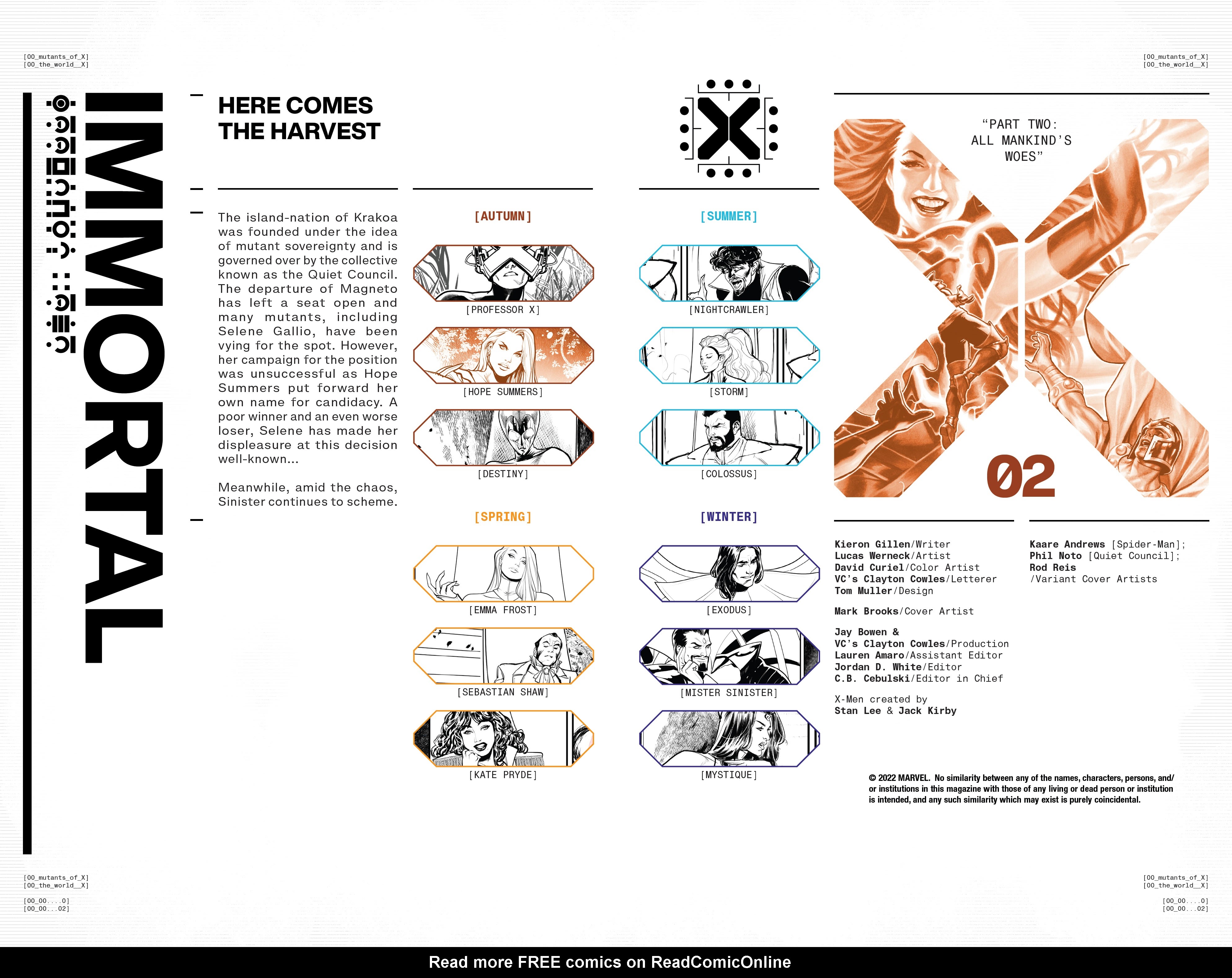 Read online Immortal X-Men comic -  Issue #2 - 3