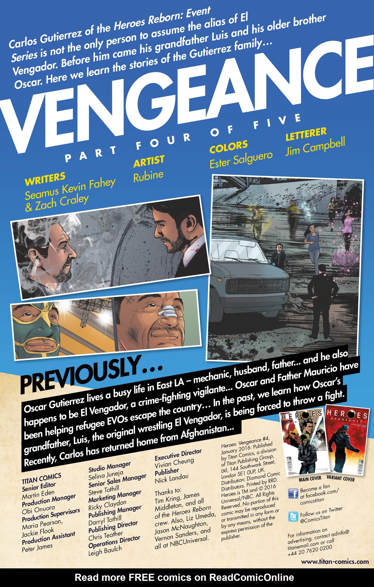 Read online Heroes: Vengeance comic -  Issue #4 - 2
