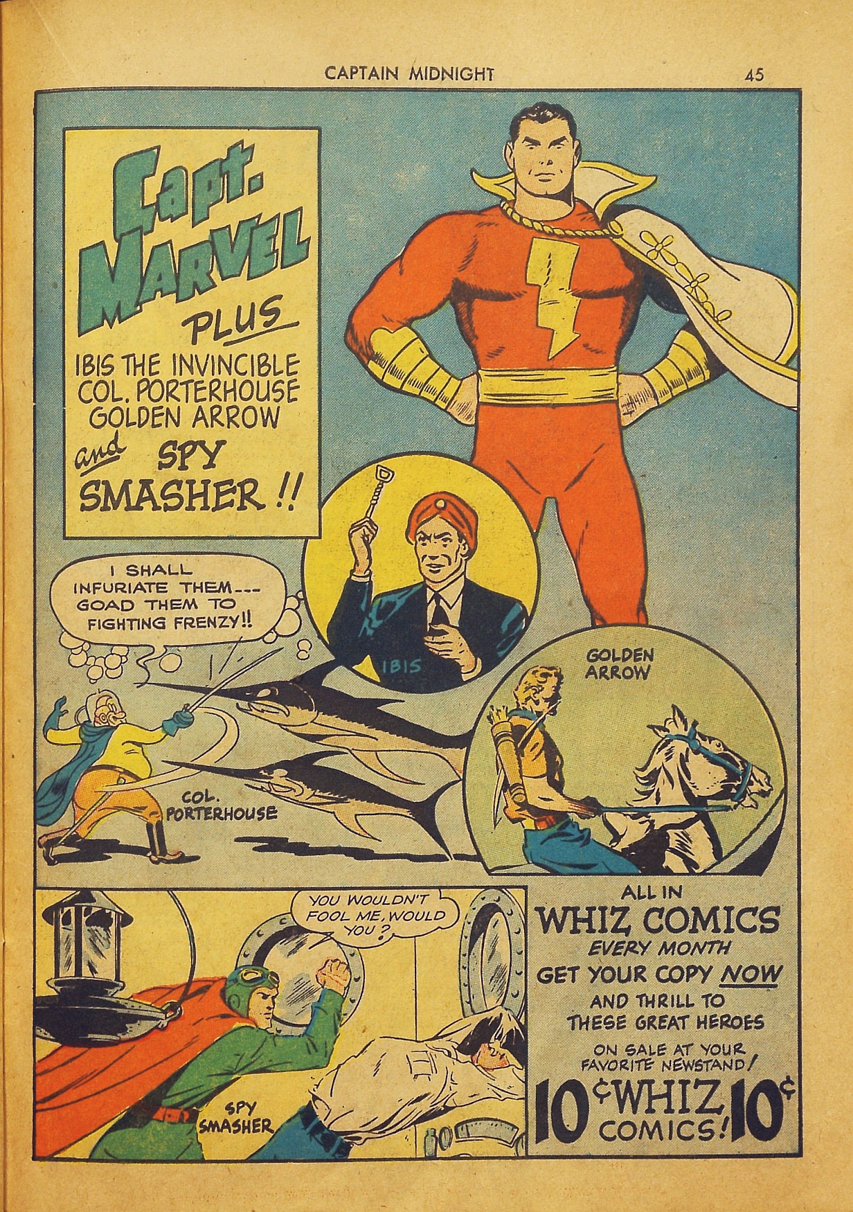Read online Captain Midnight (1942) comic -  Issue #2 - 44