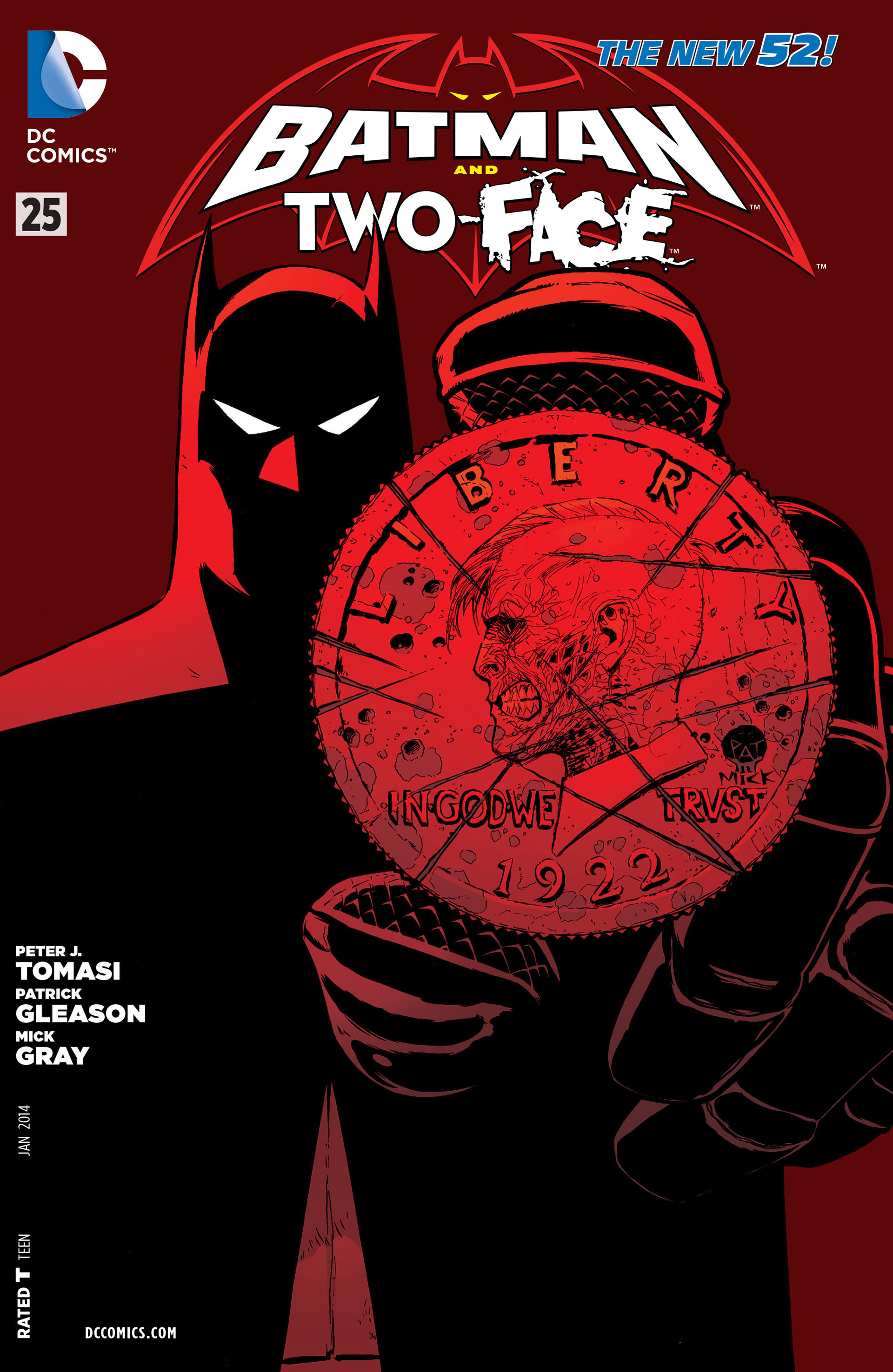 Read online Batman and Robin (2011) comic -  Issue #25 - Batman and Two-Face - 1