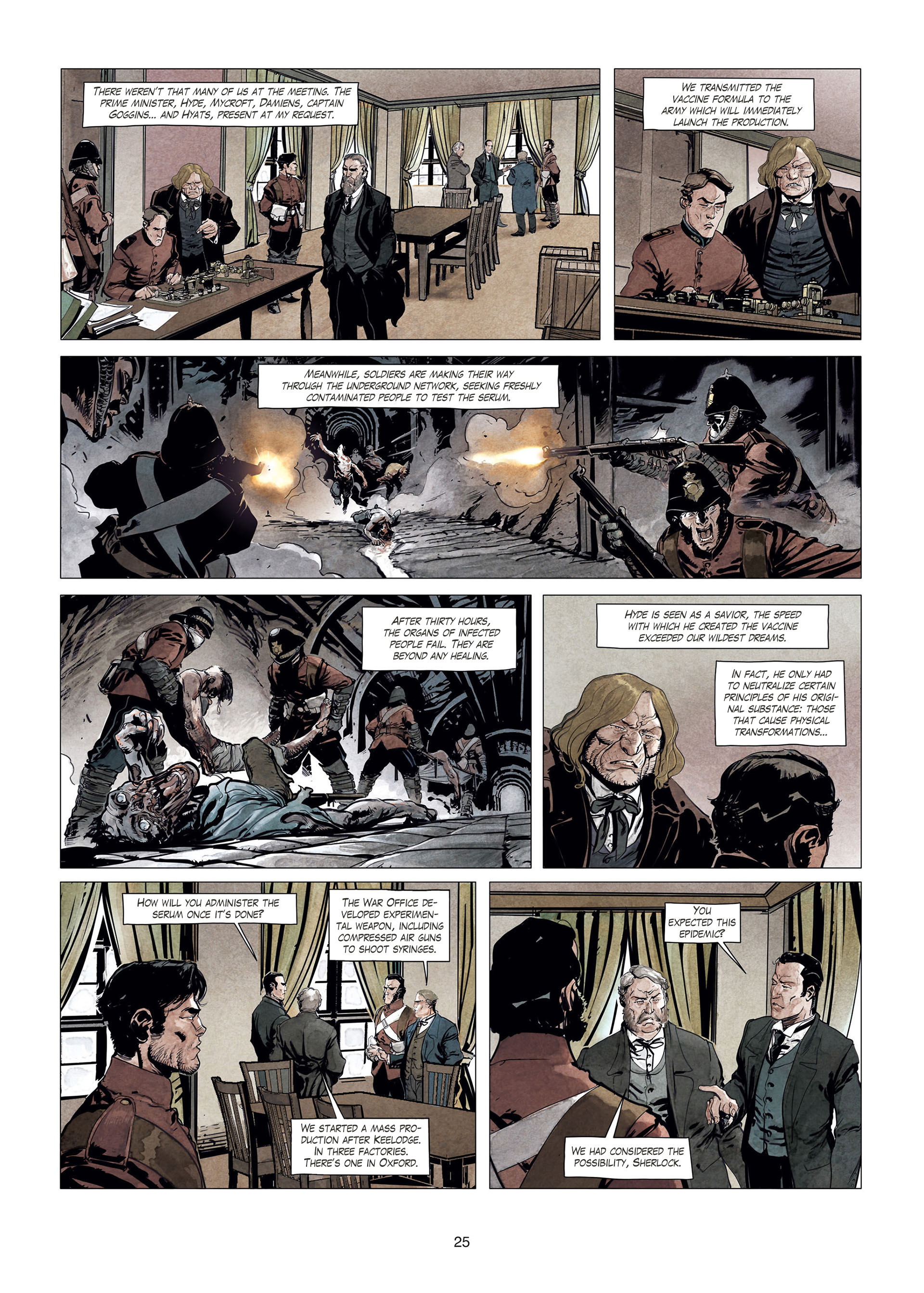 Read online Sherlock Holmes Society Tome 4 : Contamination comic -  Issue # Full - 25