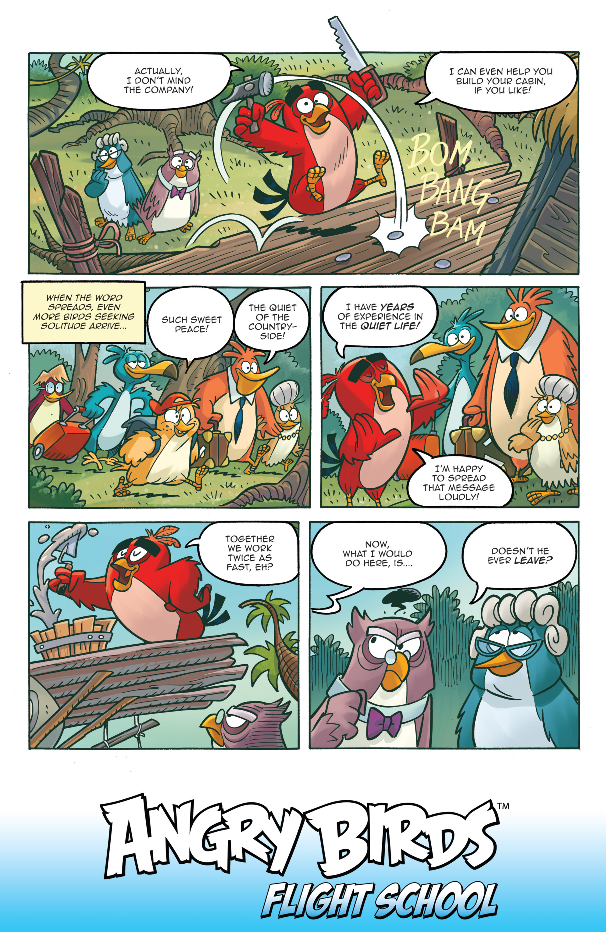 Read online Angry Birds: Flight School comic -  Issue #2 - 11