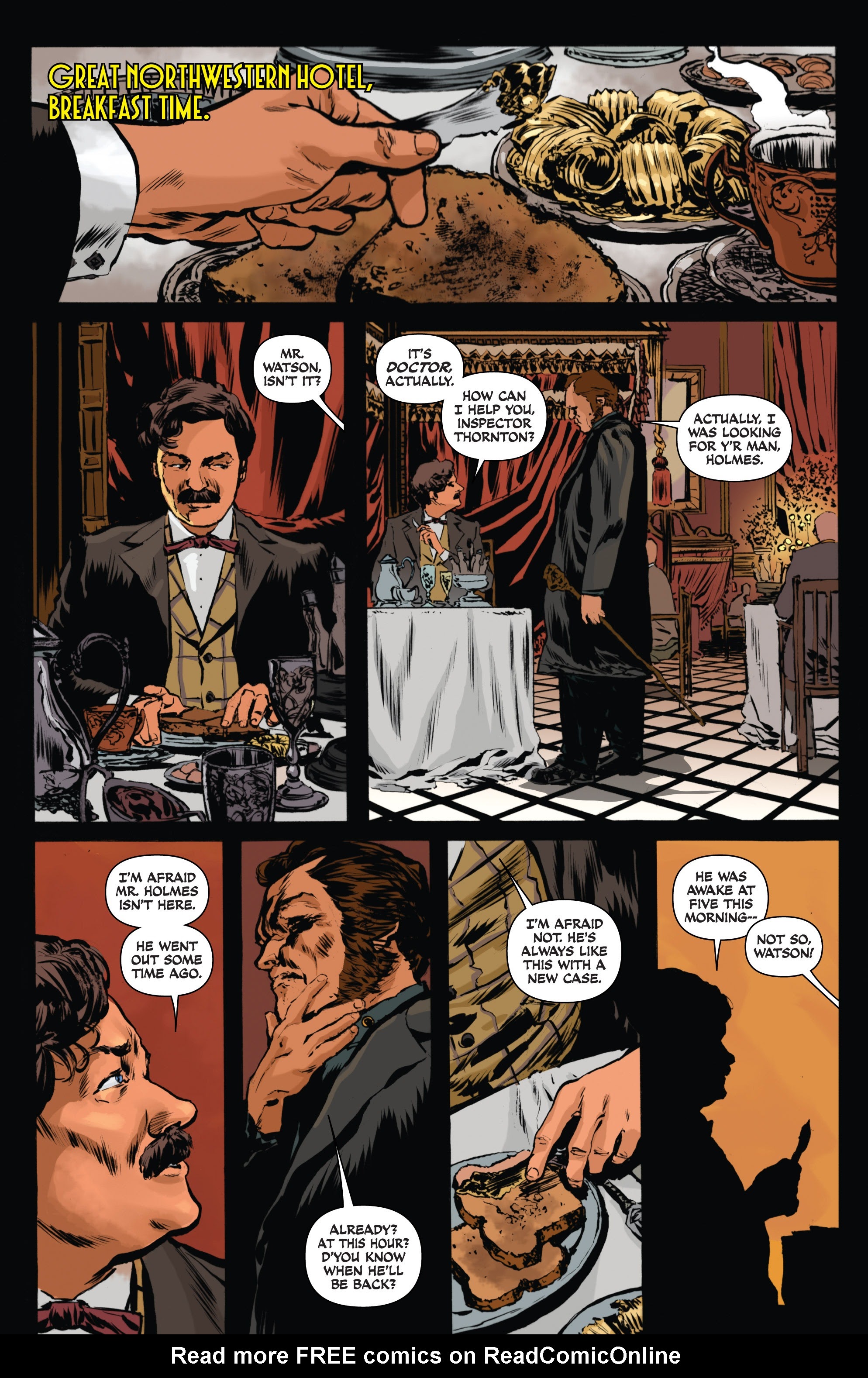 Read online Sherlock Holmes: The Liverpool Demon comic -  Issue #3 - 4