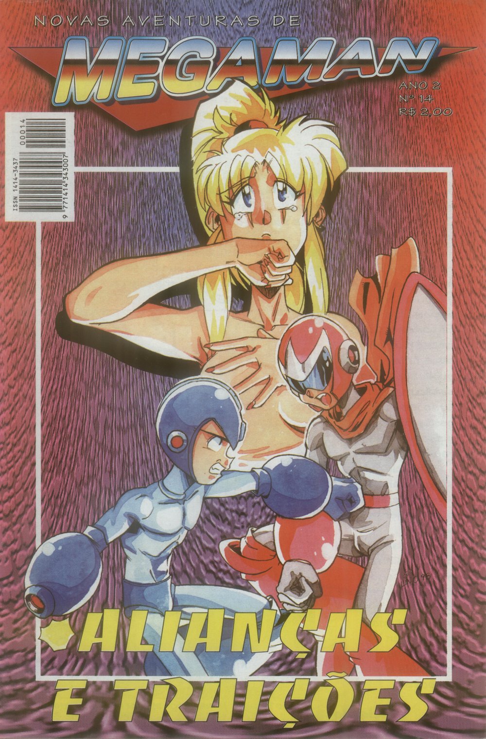 Read online Novas Aventuras de Megaman comic -  Issue #14 - 1