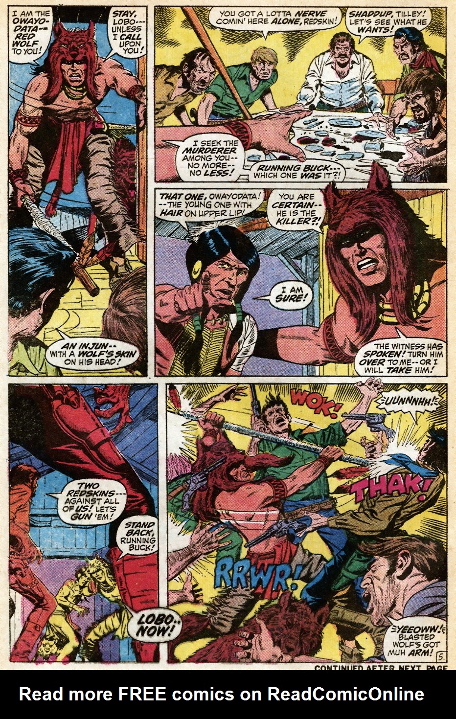 Read online Red Wolf (1972) comic -  Issue #1 - 6