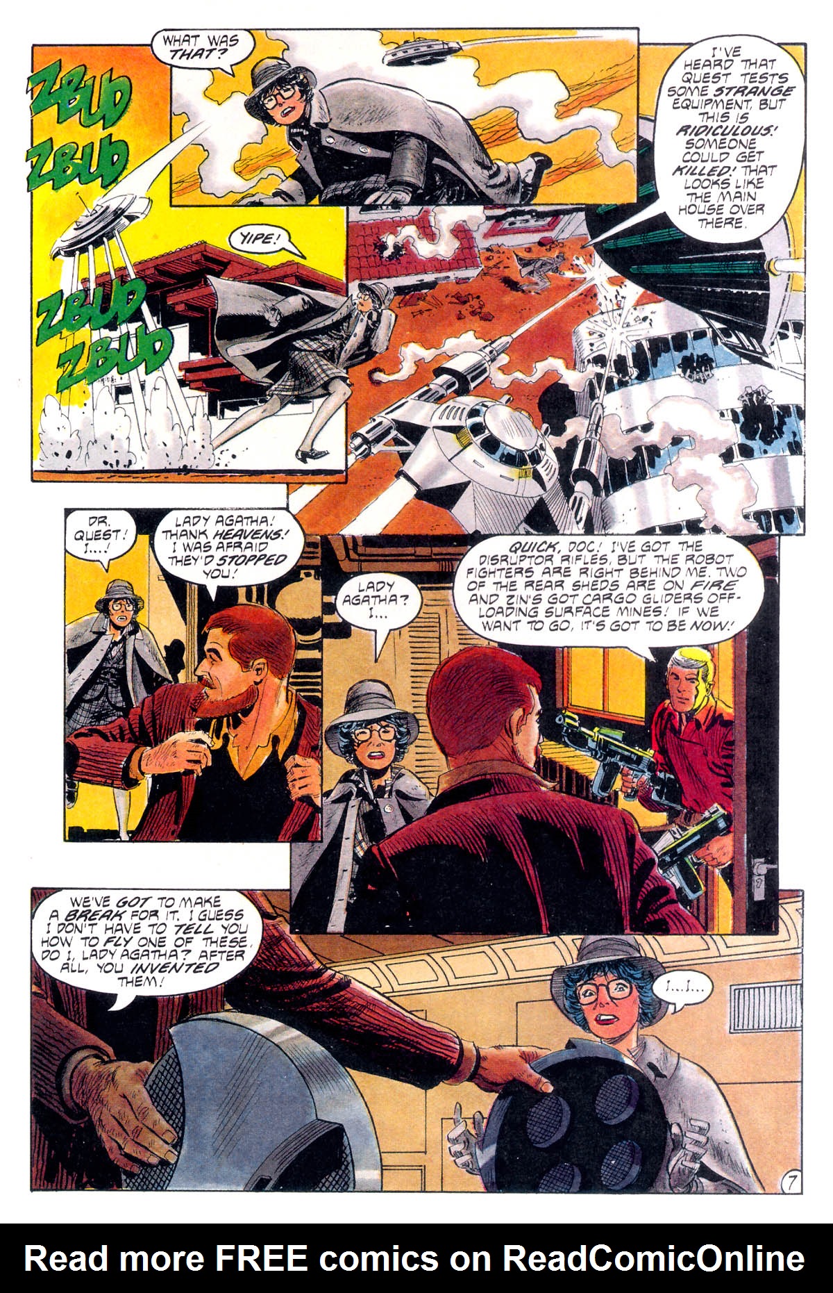 Read online Jonny Quest comic -  Issue #7 - 10
