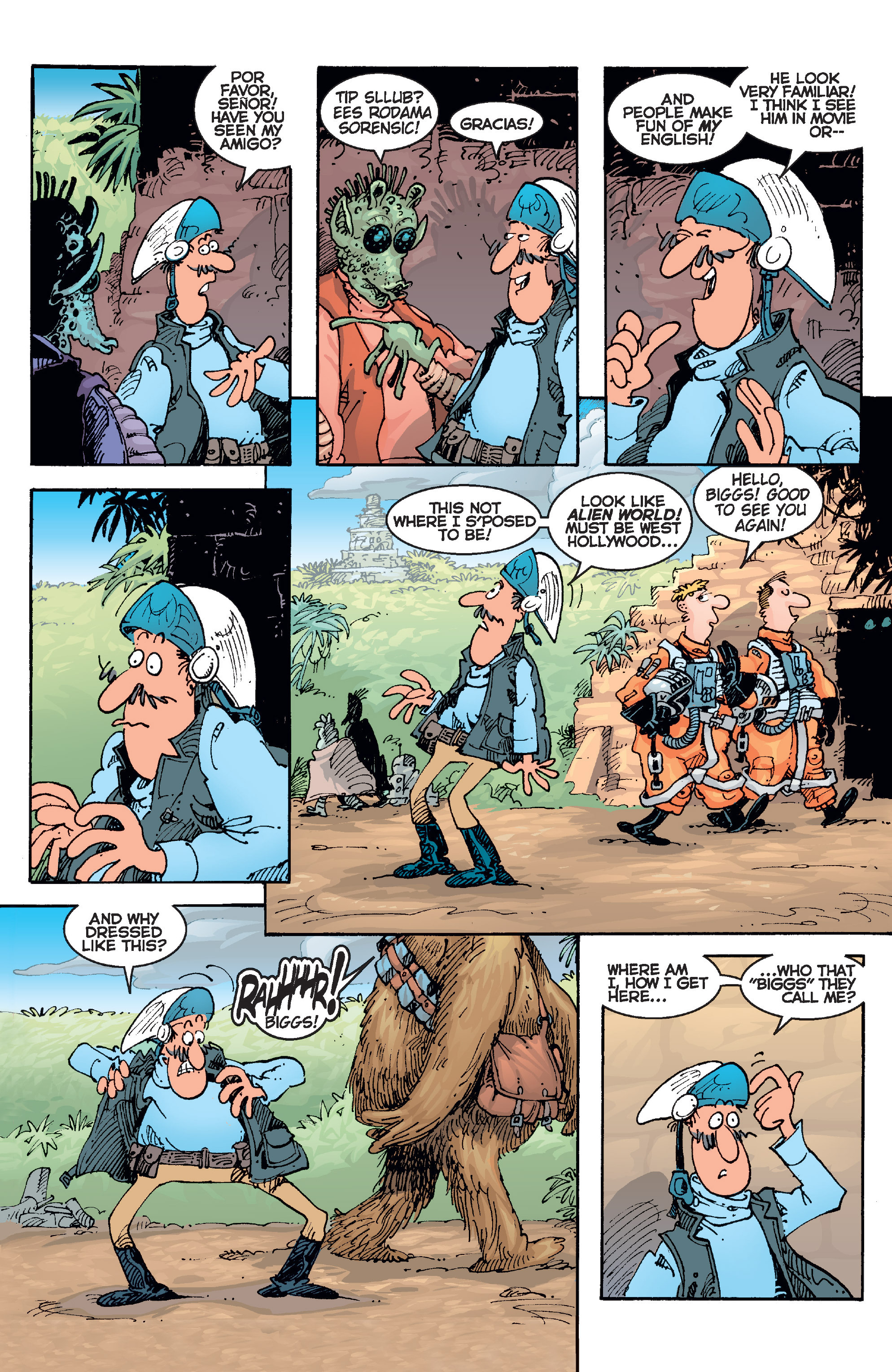 Read online Sergio Aragonés Stomps Star Wars comic -  Issue # Full - 9