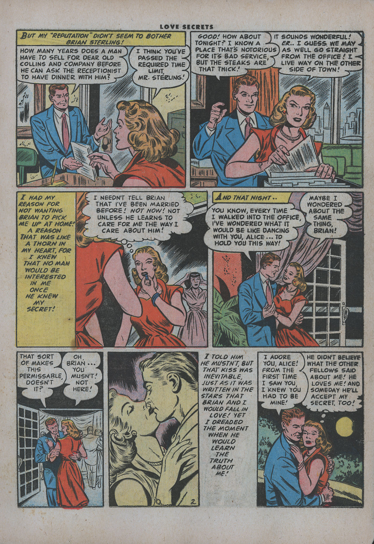 Read online Love Secrets (1953) comic -  Issue #48 - 13