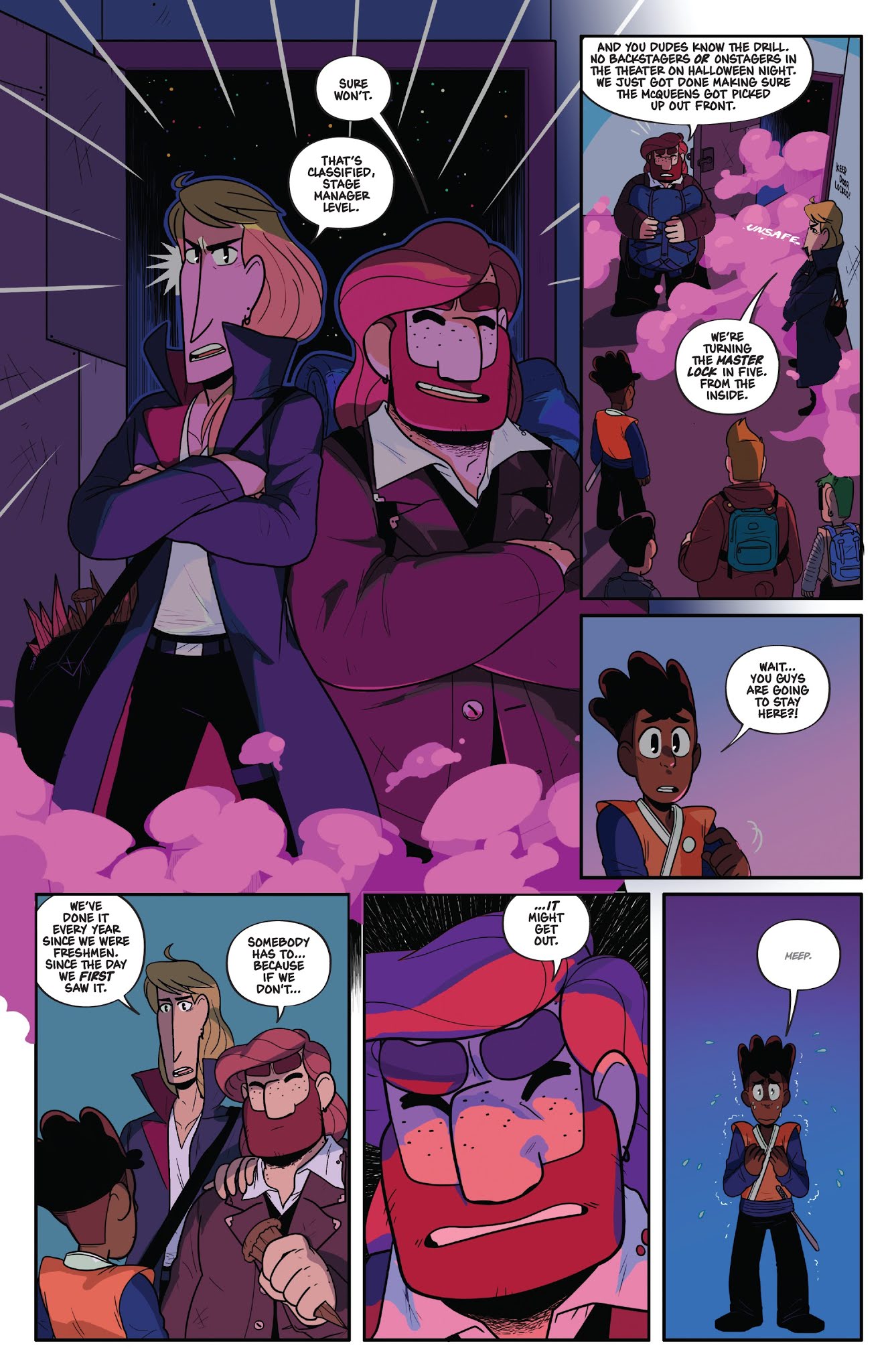 Read online The Backstagers Halloween Intermission comic -  Issue # Full - 9