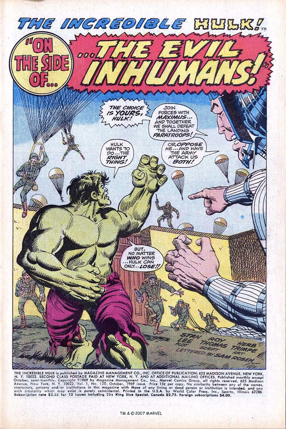 Read online The Incredible Hulk (1968) comic -  Issue #120 - 3