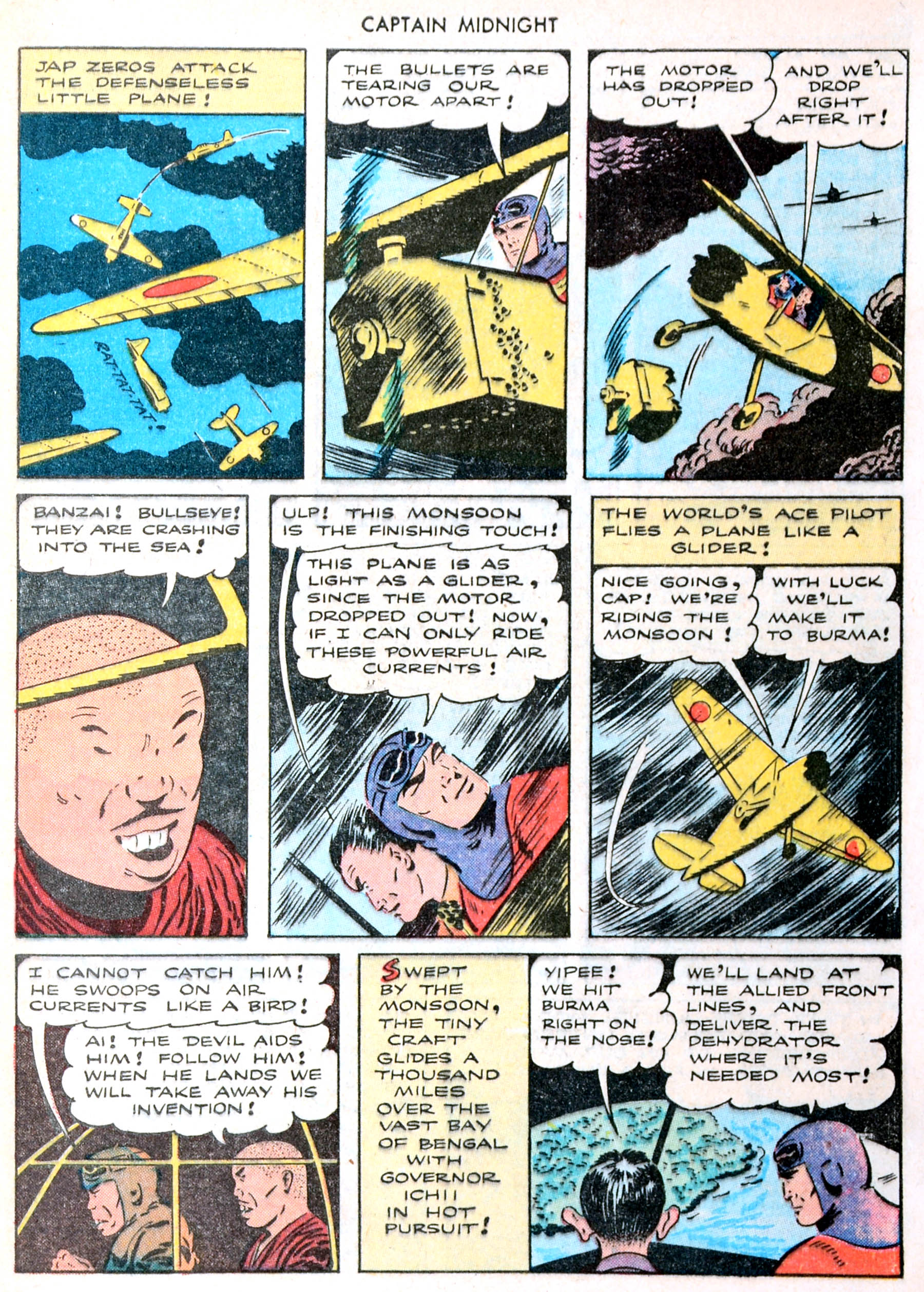 Read online Captain Midnight (1942) comic -  Issue #25 - 9