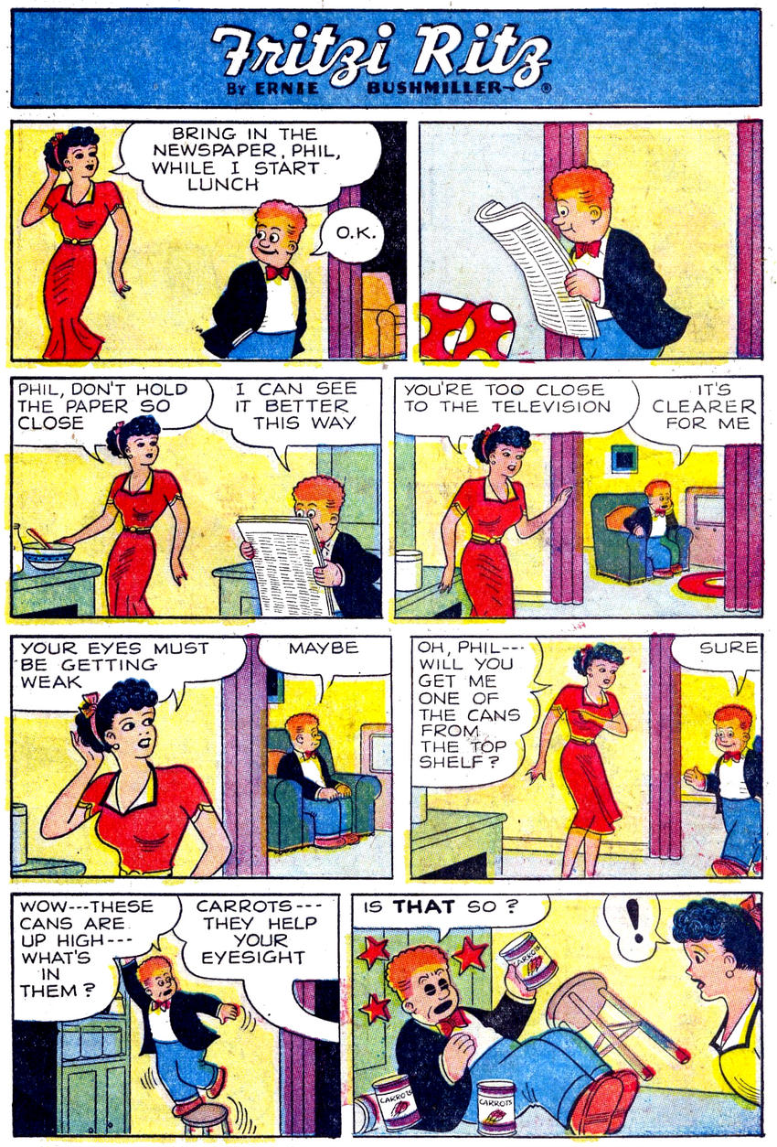 Read online Fritzi Ritz (1953) comic -  Issue #49 - 8