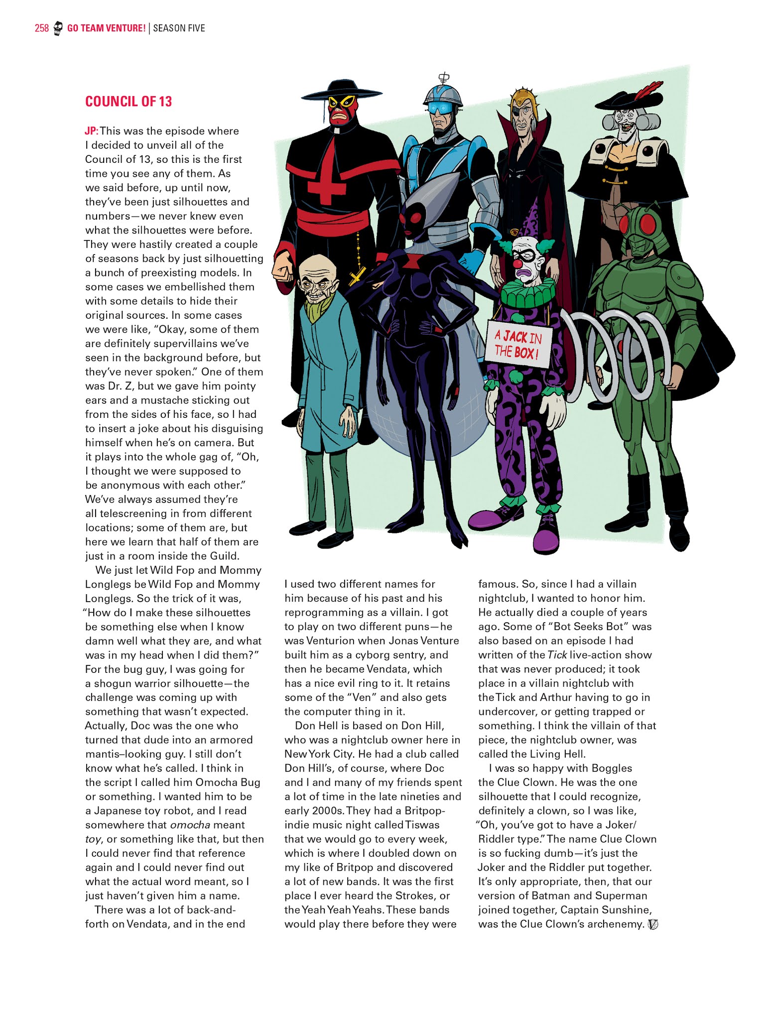 Read online Go Team Venture!: The Art and Making of The Venture Bros. comic -  Issue # TPB (Part 3) - 57