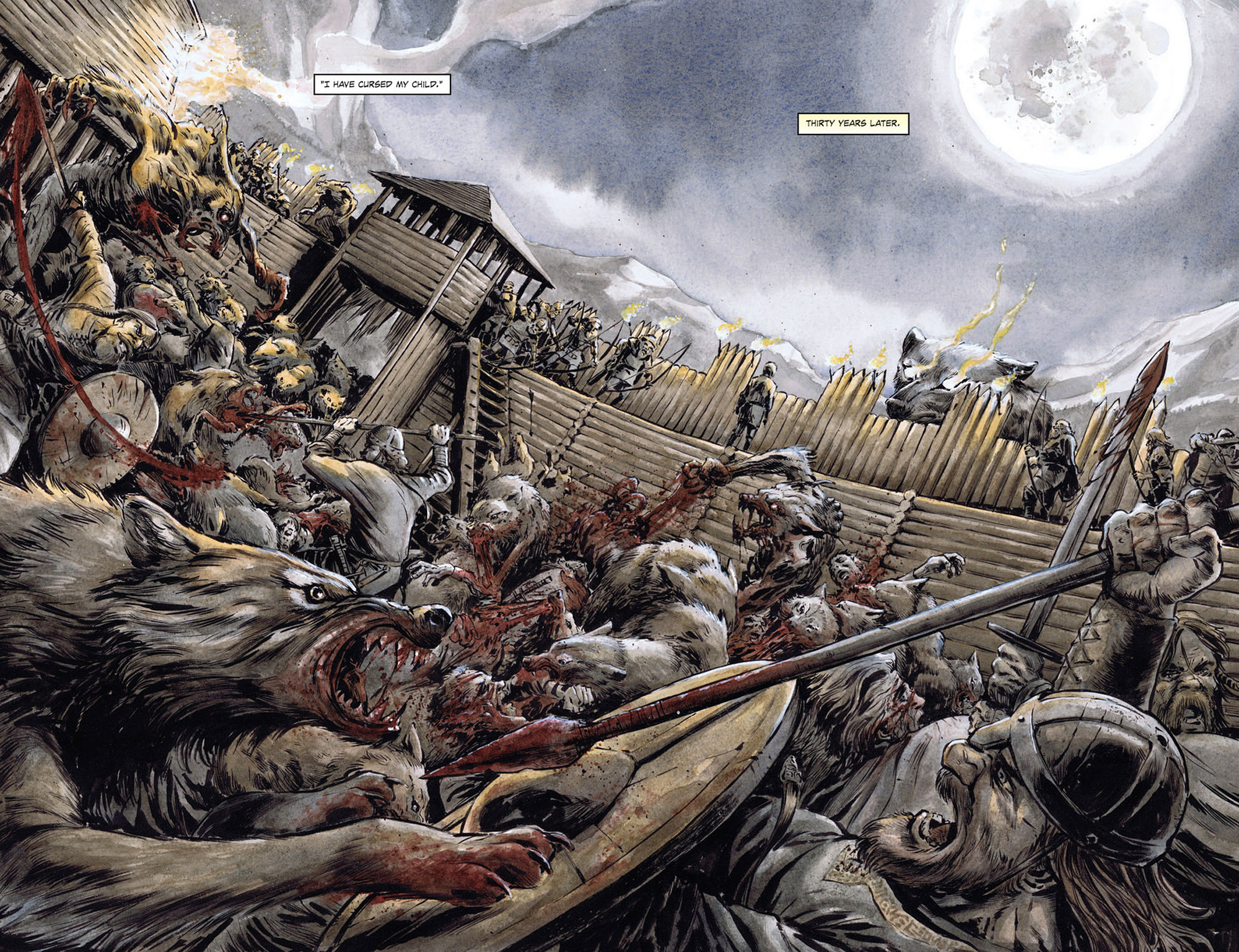 Read online Night of 1000 Wolves comic -  Issue #3 - 4