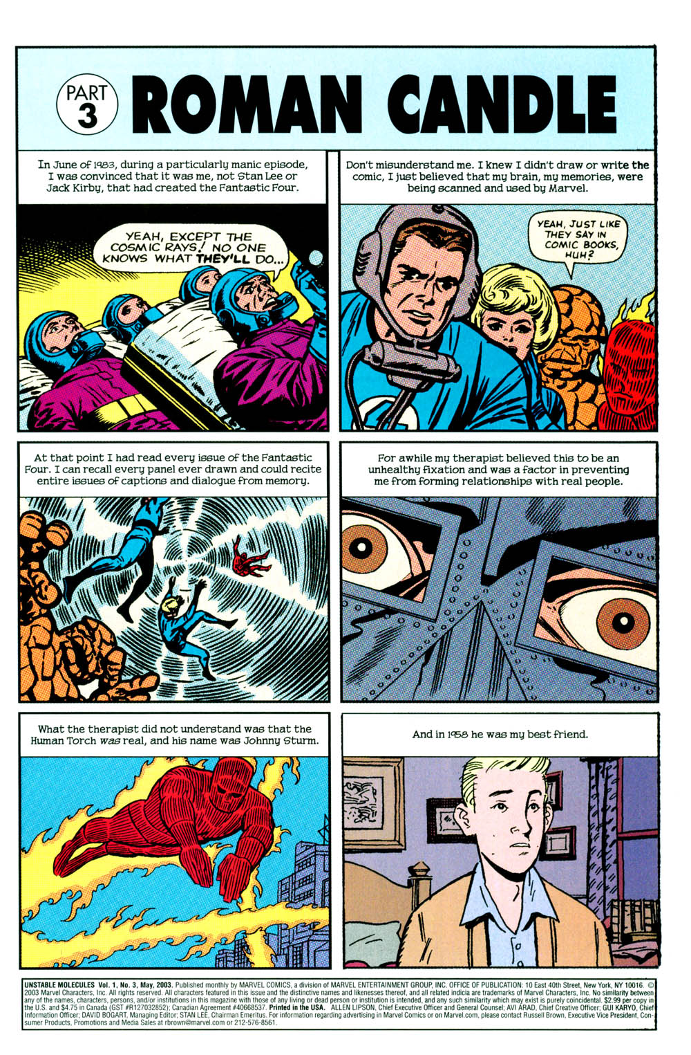 Read online Startling Stories: Fantastic Four - Unstable Molecules comic -  Issue #3 - 2