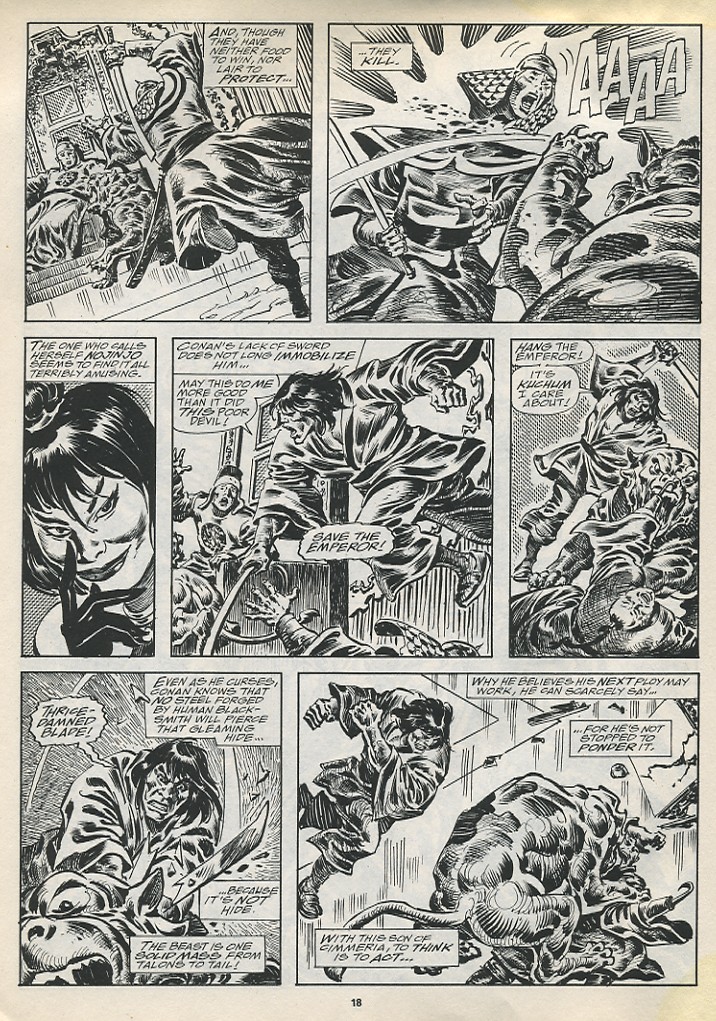Read online The Savage Sword Of Conan comic -  Issue #194 - 20
