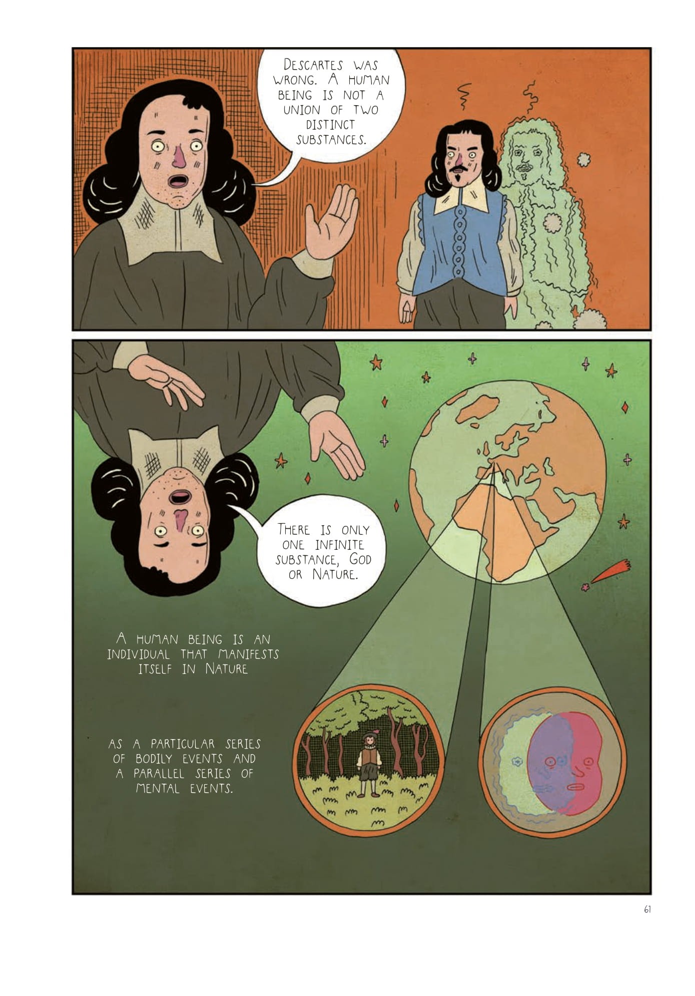 Read online Heretics!: The Wondrous (and Dangerous) Beginnings of Modern Philosophy comic -  Issue # TPB (Part 1) - 62