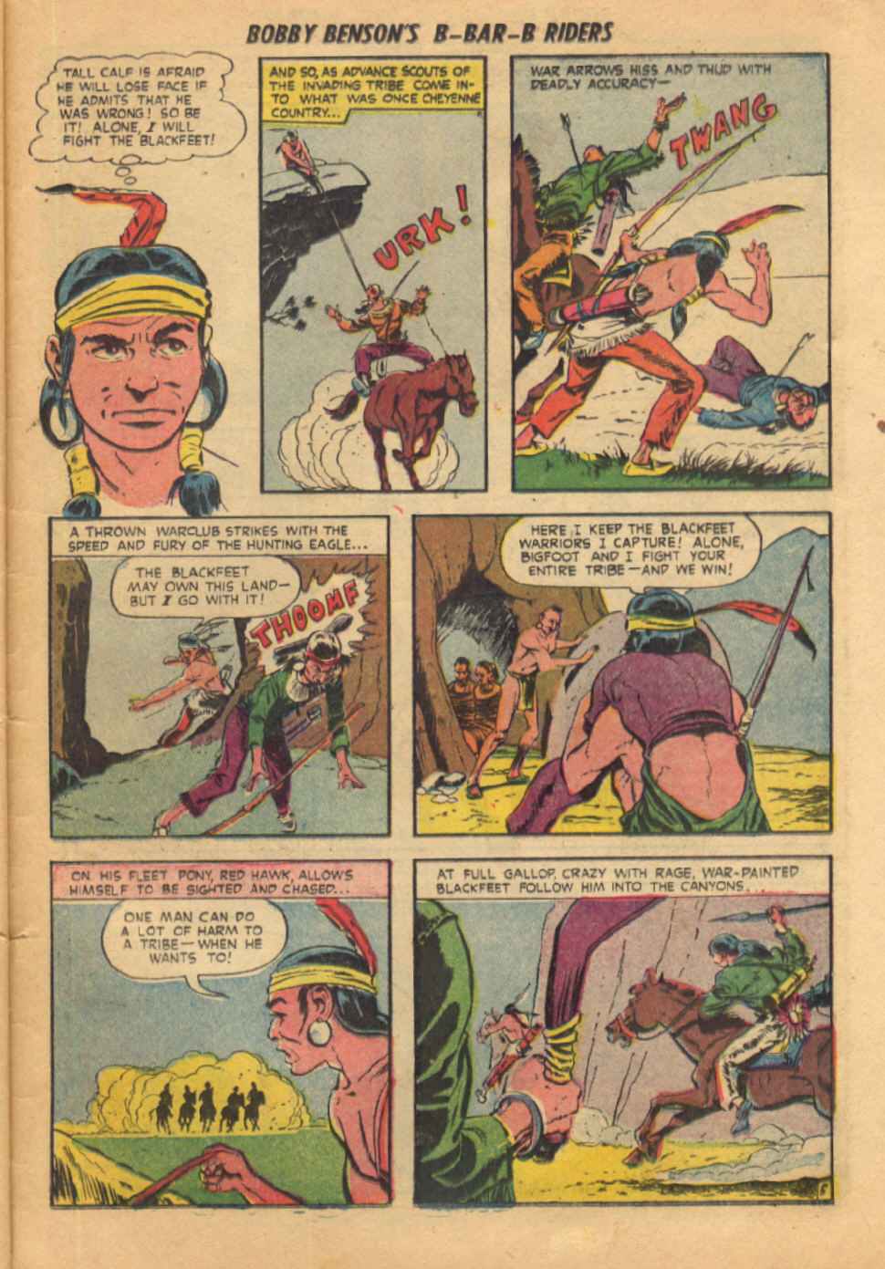 Read online Bobby Benson's B-Bar-B Riders comic -  Issue #15 - 31