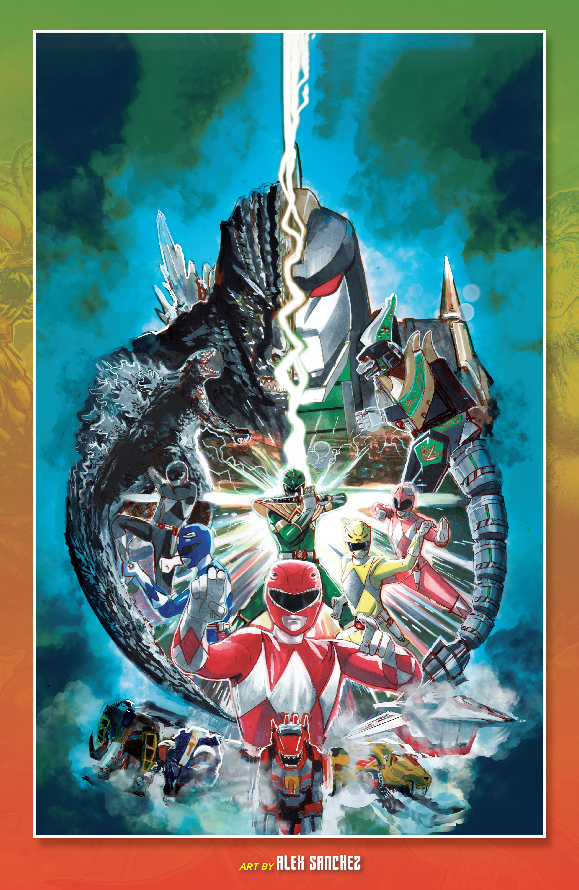 Read online Godzilla vs. The Mighty Morphin Power Rangers comic -  Issue #4 - 22