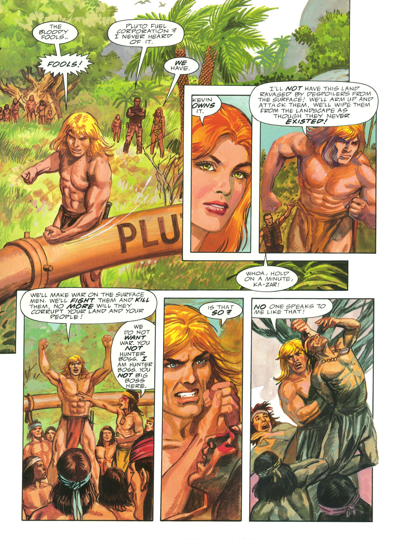 Read online Marvel Graphic Novel comic -  Issue #62 - Ka-Zar - Guns of the Savage Land - 38