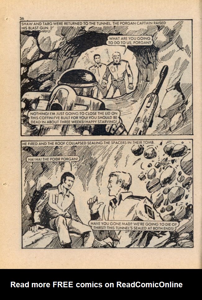 Read online Starblazer comic -  Issue #27 - 36