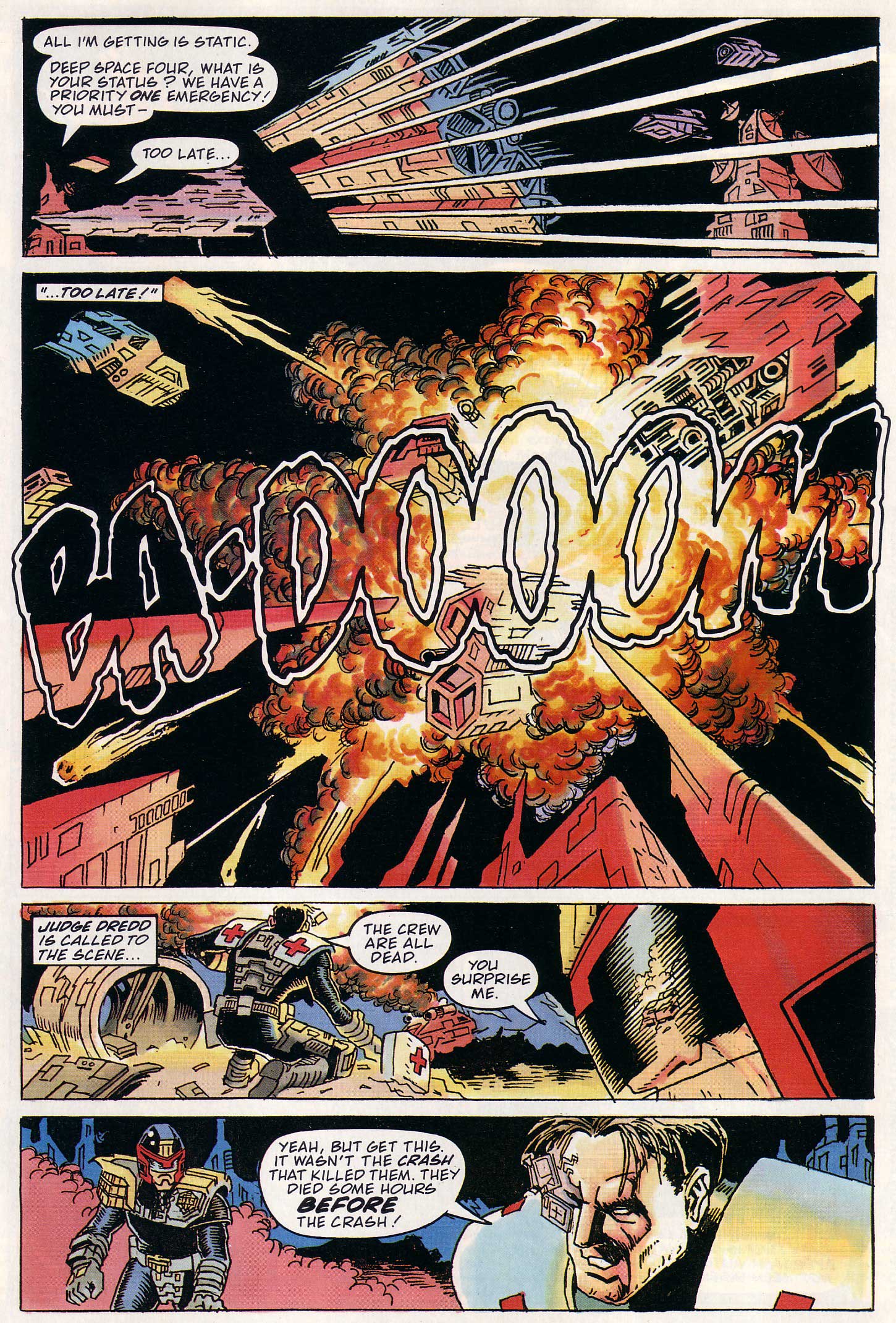 Read online Judge Dredd Lawman of the Future comic -  Issue #16 - 4