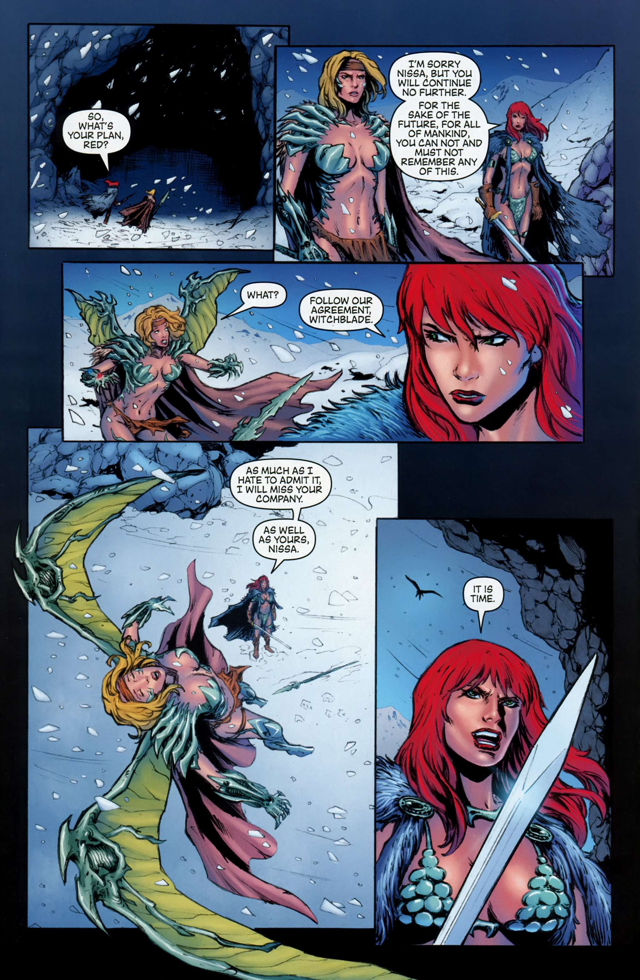 Read online Witchblade/Red Sonja comic -  Issue #5 - 9