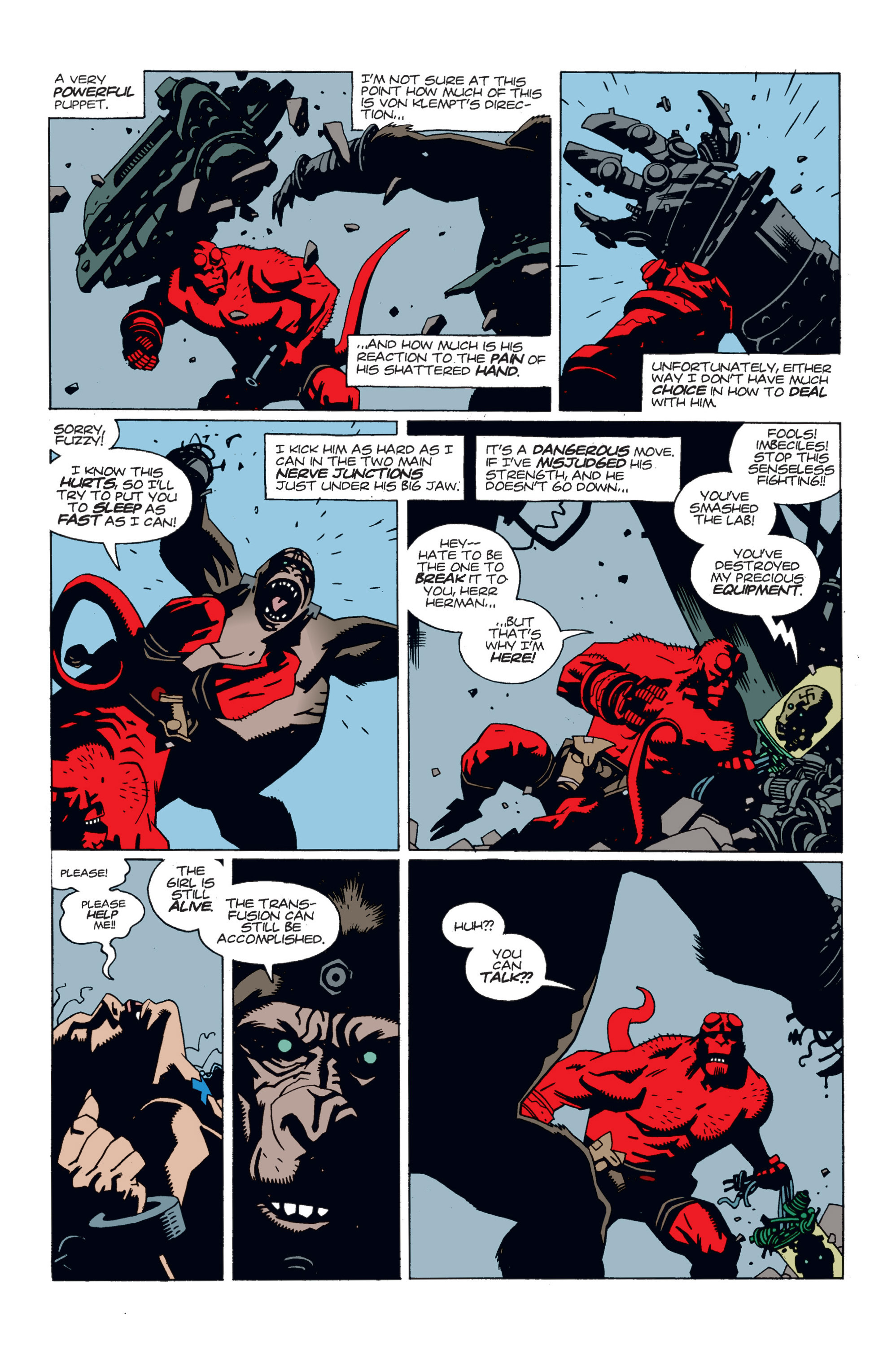 Read online Hellboy comic -  Issue #1 - 121