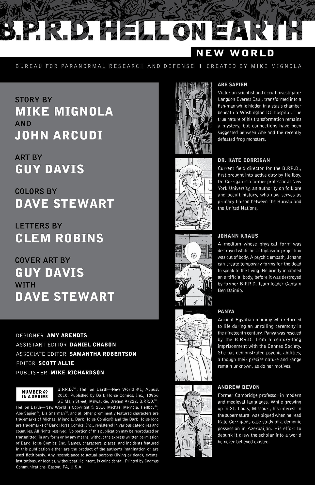 Read online B.P.R.D.: Hell on Earth - New World comic -  Issue #1 - 2