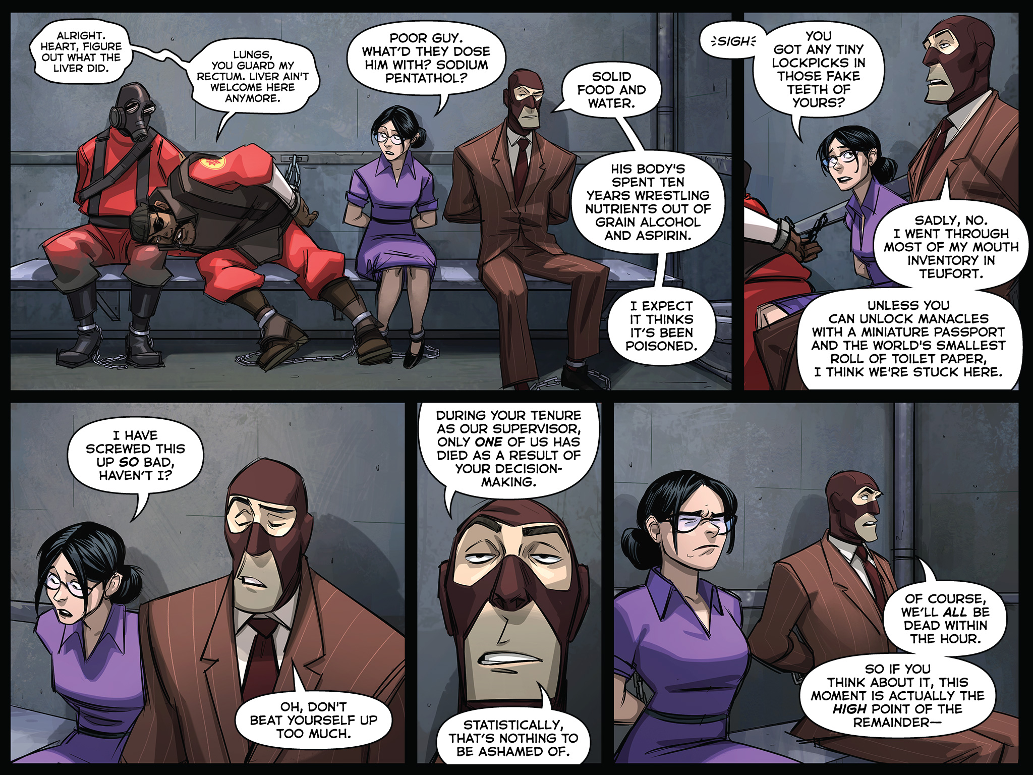 Read online Team Fortress 2 comic -  Issue #5 - 38