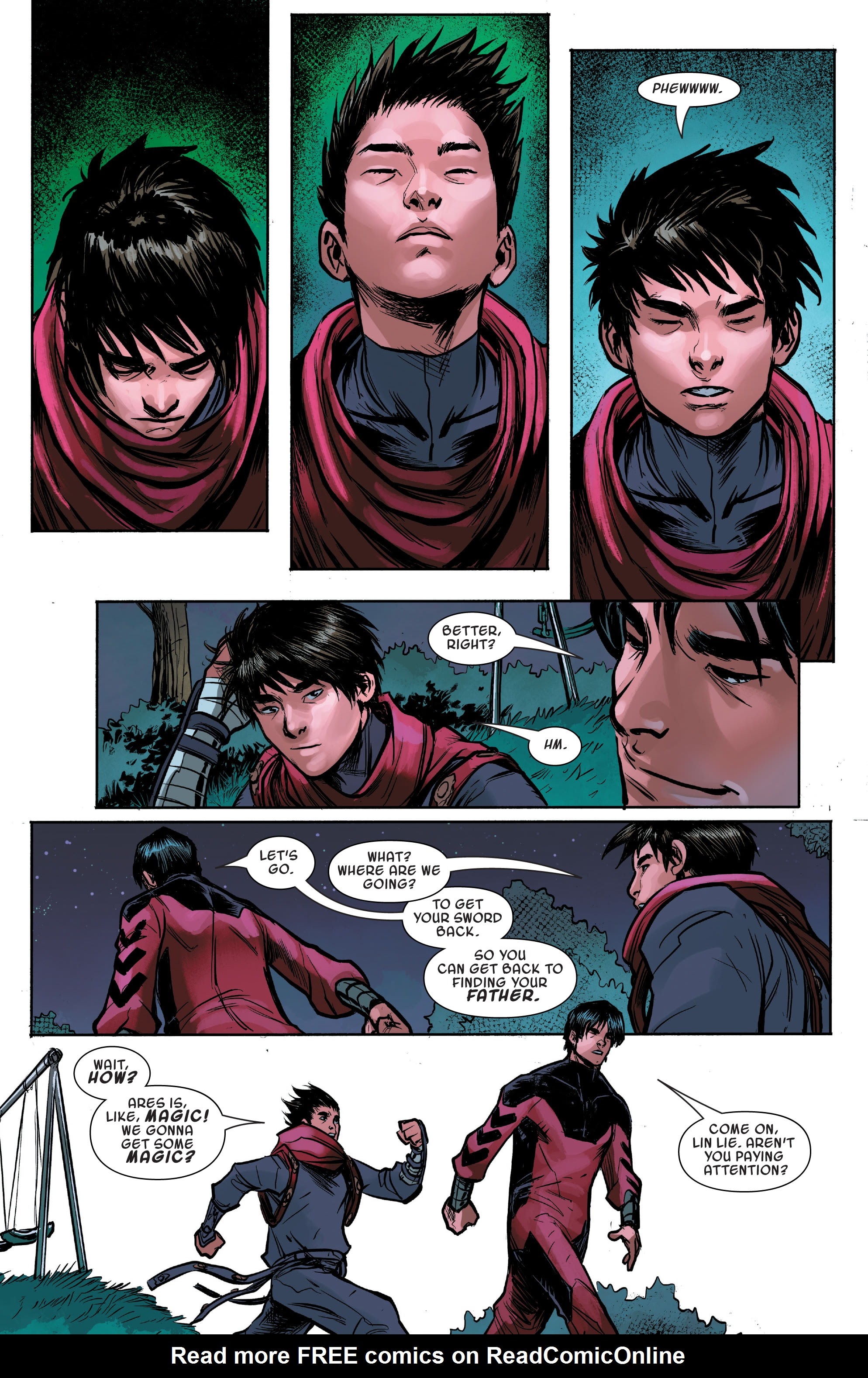 Read online Aero & Sword Master: Origins And Odysseys comic -  Issue # TPB - 93