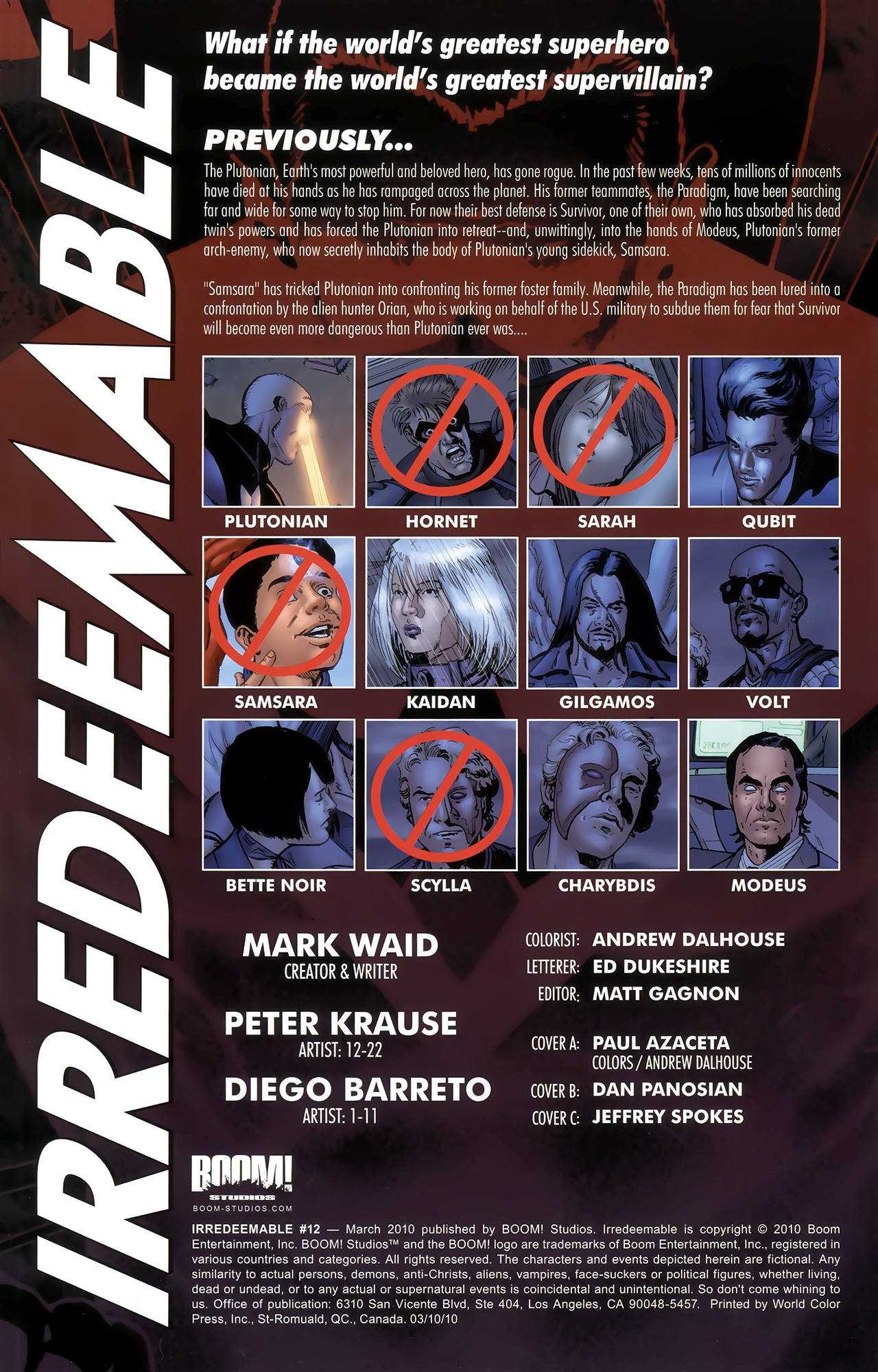 Read online Irredeemable comic -  Issue #12 - 3