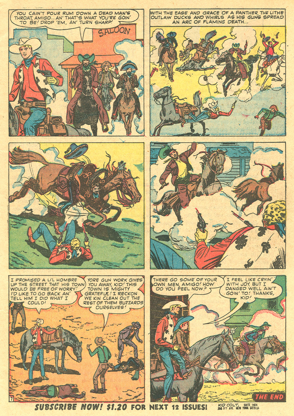 Read online Kid Colt Outlaw comic -  Issue #17 - 9