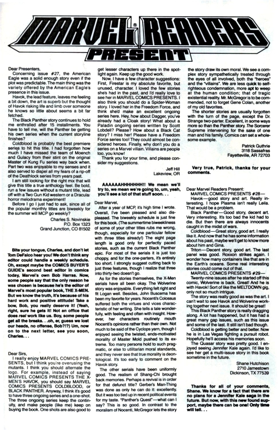Read online Marvel Comics Presents (1988) comic -  Issue #36 - 35