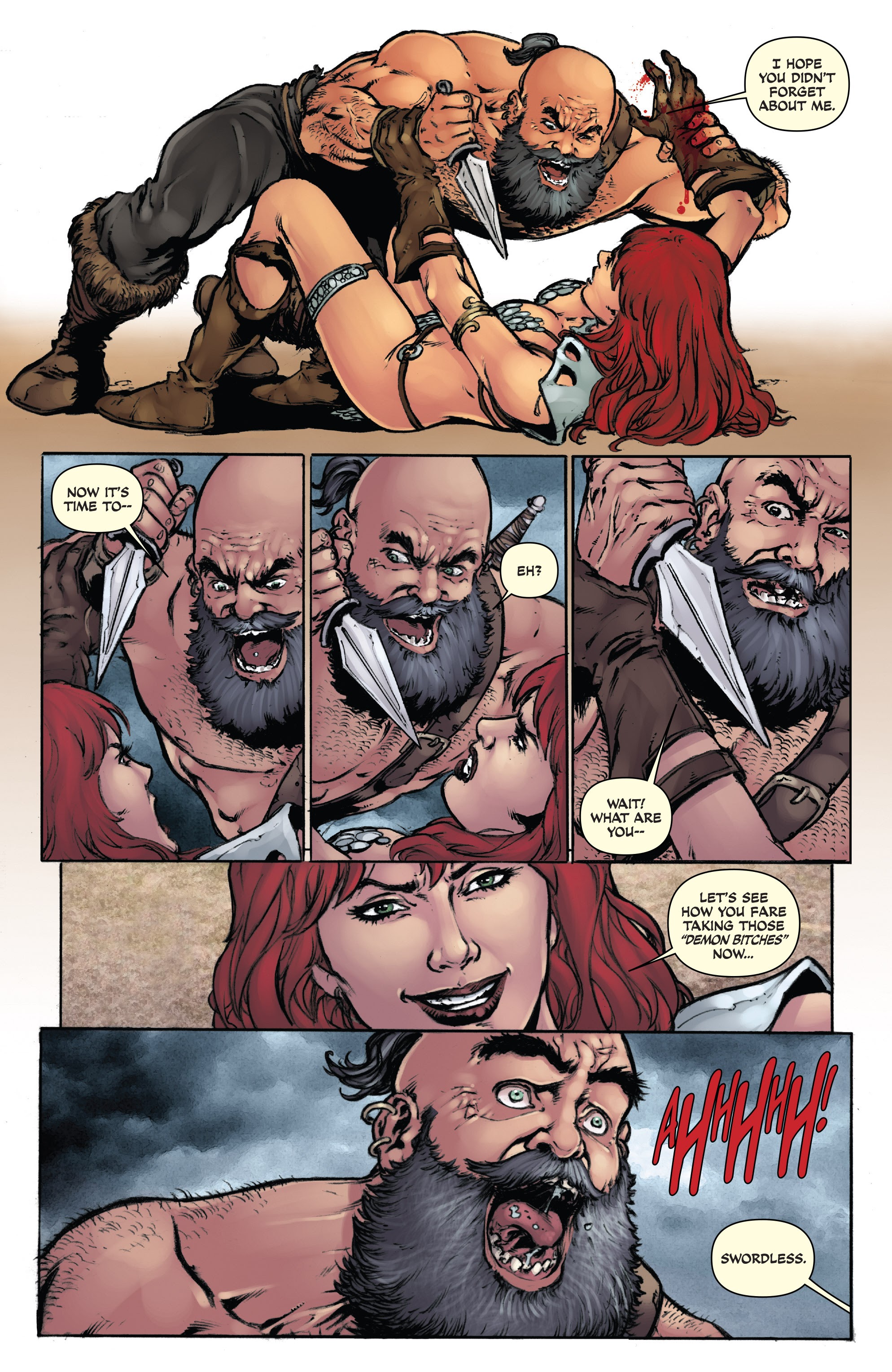 Read online Red Sonja: The Black Tower comic -  Issue #1 - 17