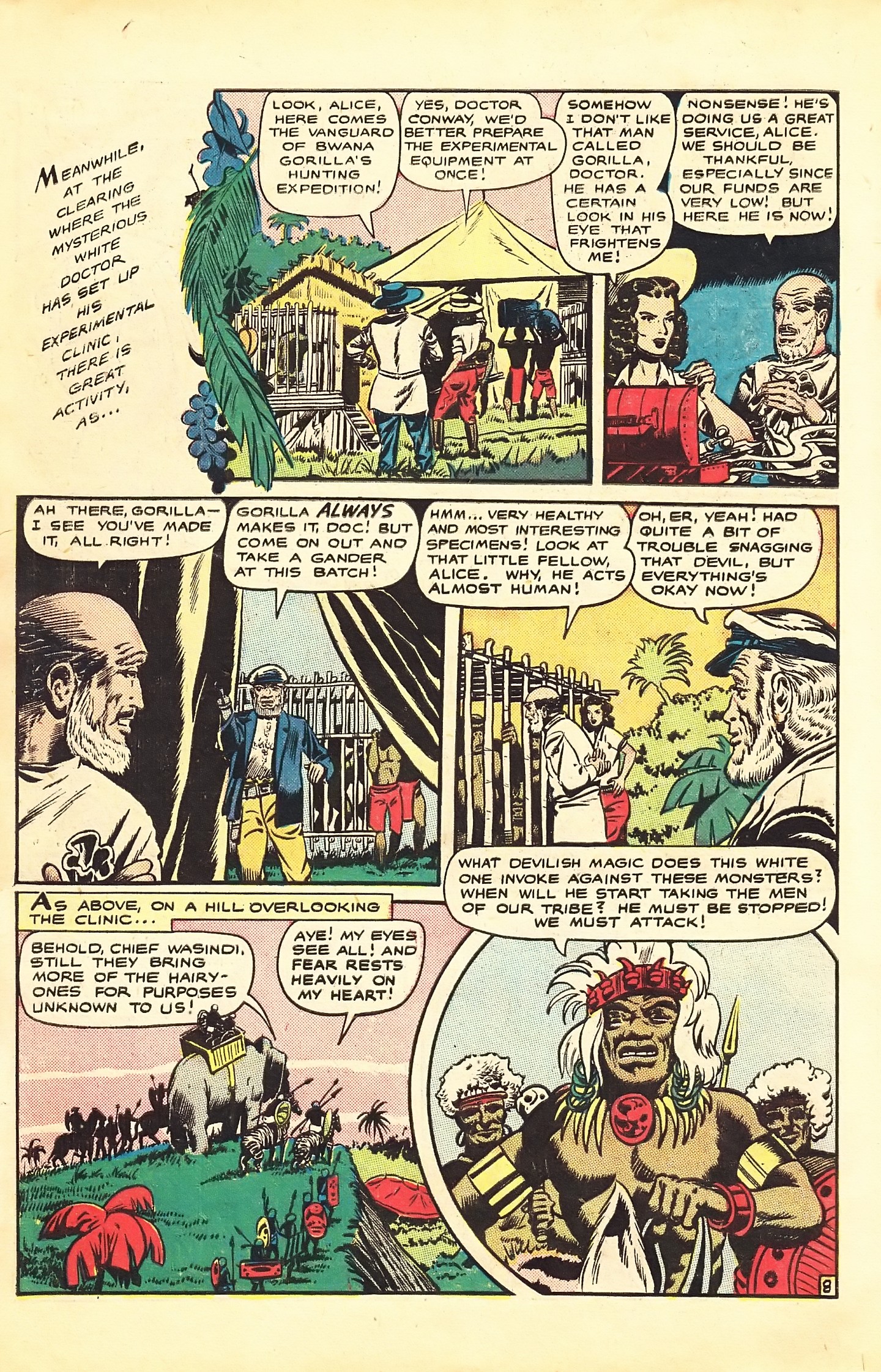 Read online Sheena, Queen of the Jungle (1942) comic -  Issue #7 - 10