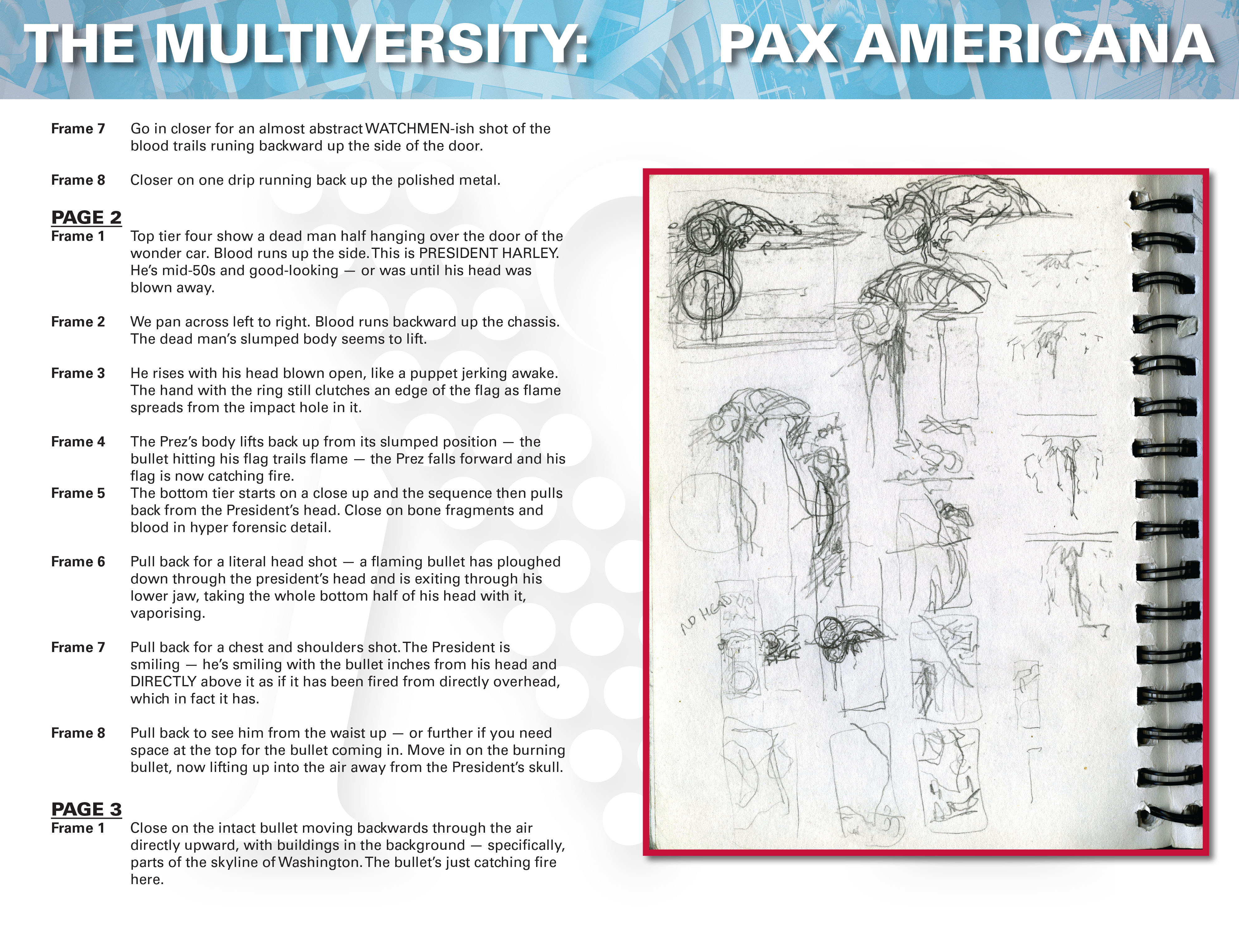 Read online The Multiversity: Pax Americana comic -  Issue # _Director's Cut - 41