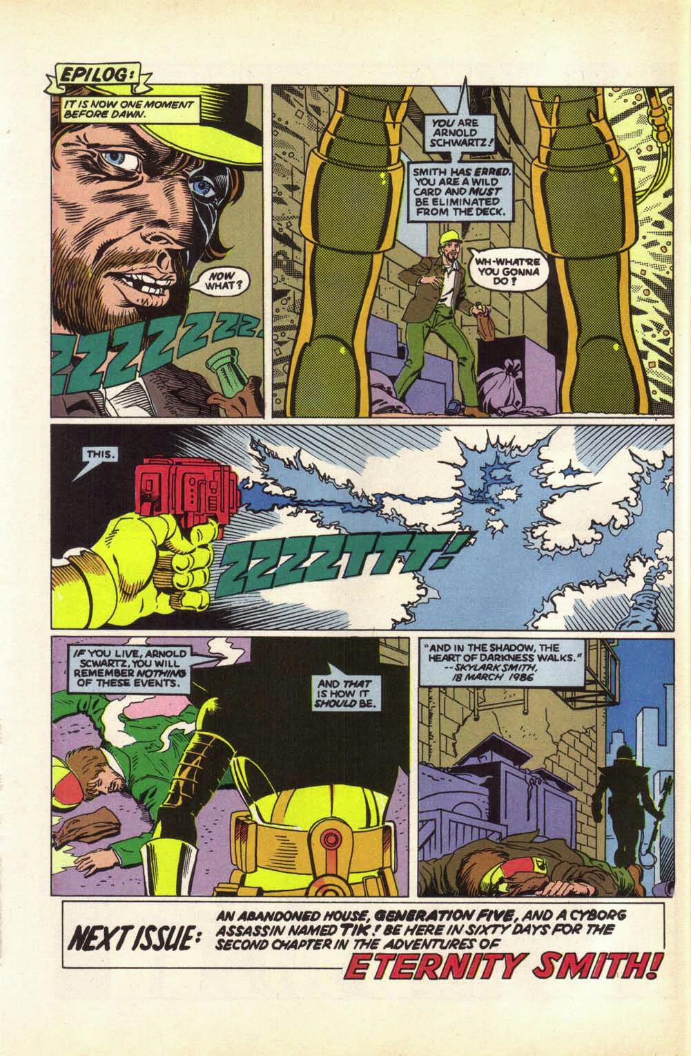 Read online Eternity Smith comic -  Issue #1 - 31