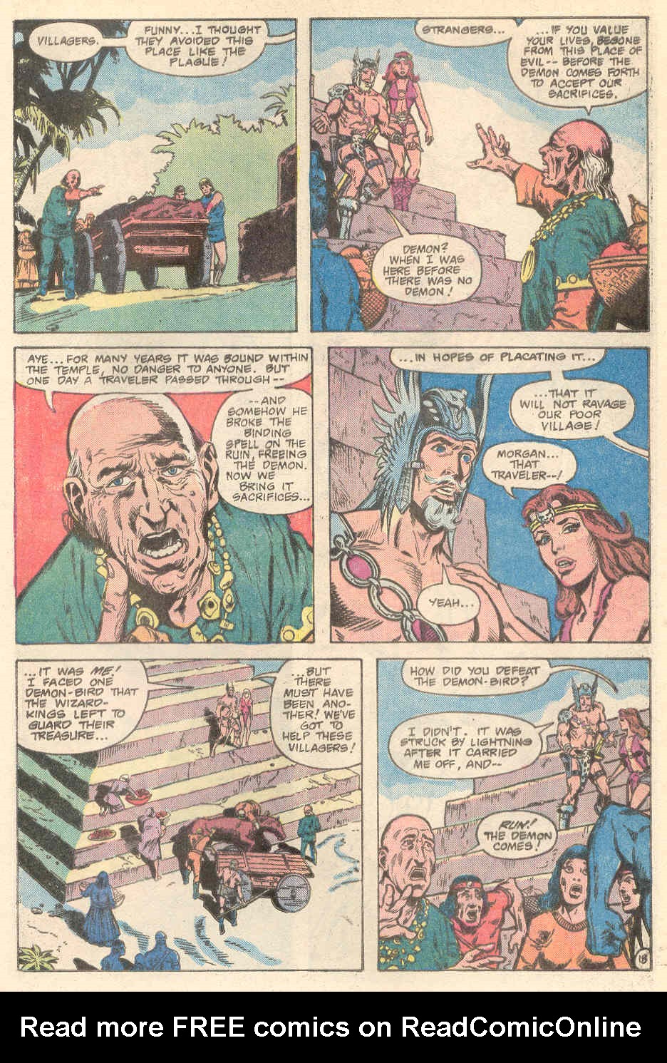 Read online Warlord (1976) comic -  Issue #90 - 17