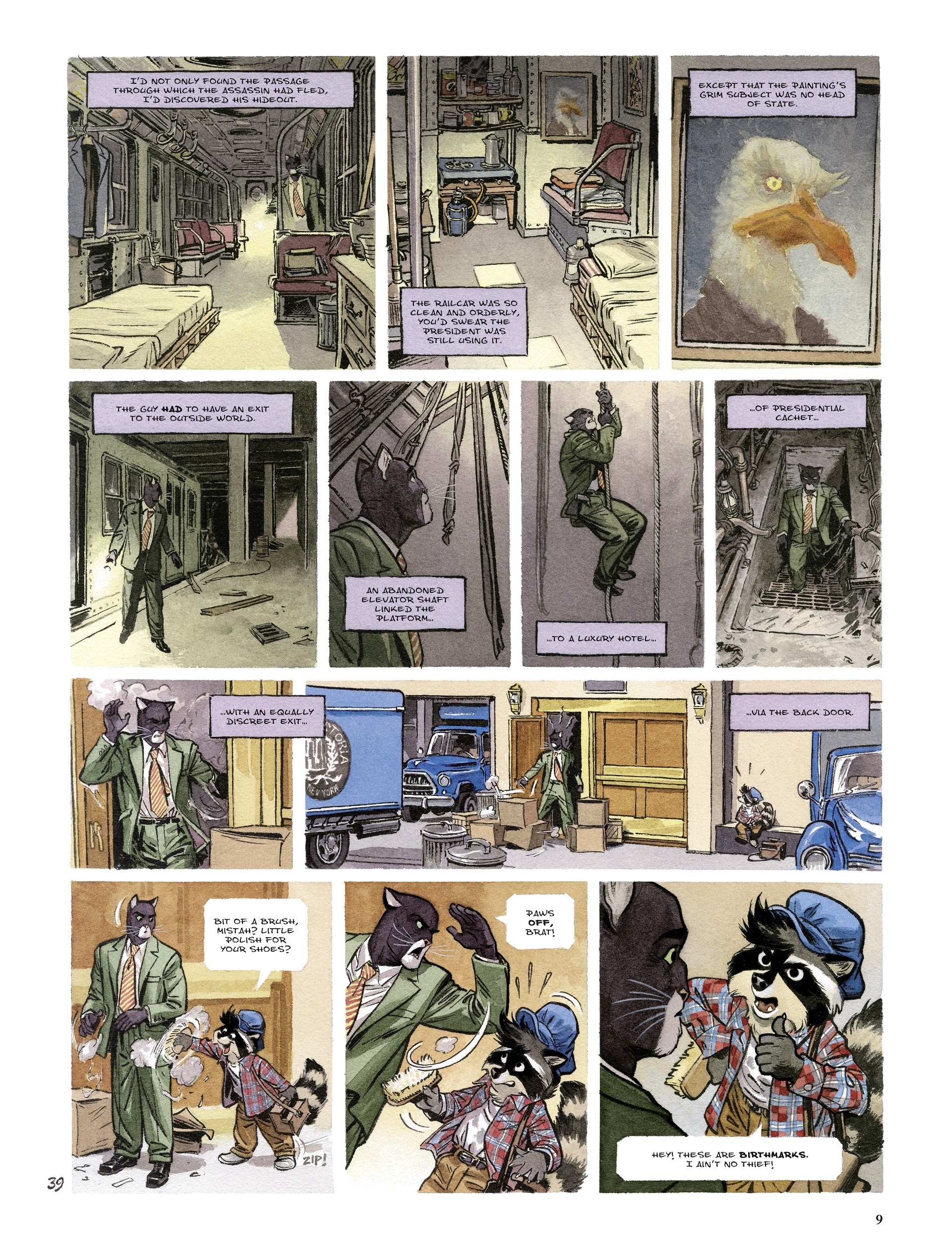 Read online Blacksad: They All Fall Down comic -  Issue #2 - 9