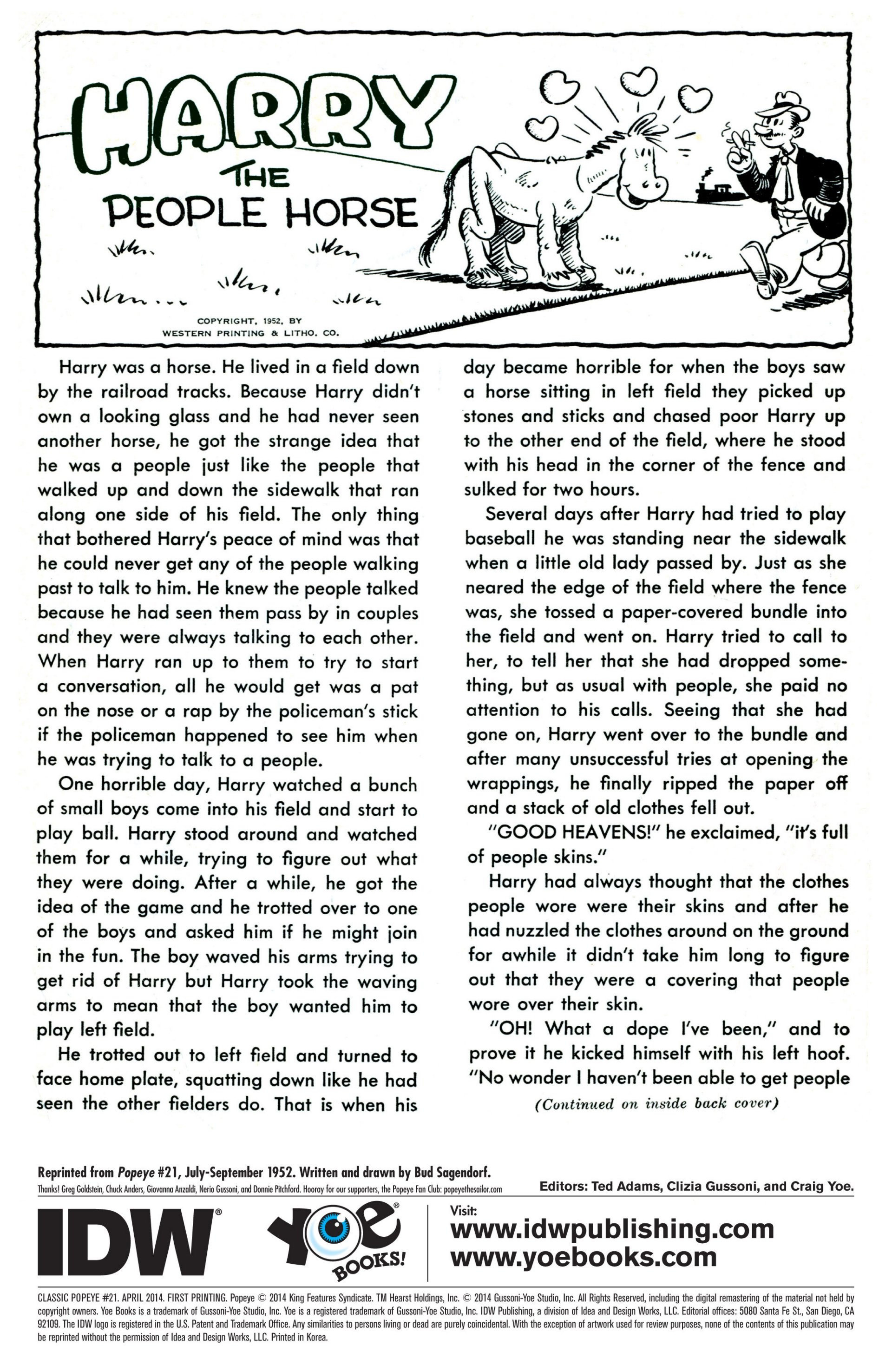 Read online Classic Popeye comic -  Issue #21 - 2