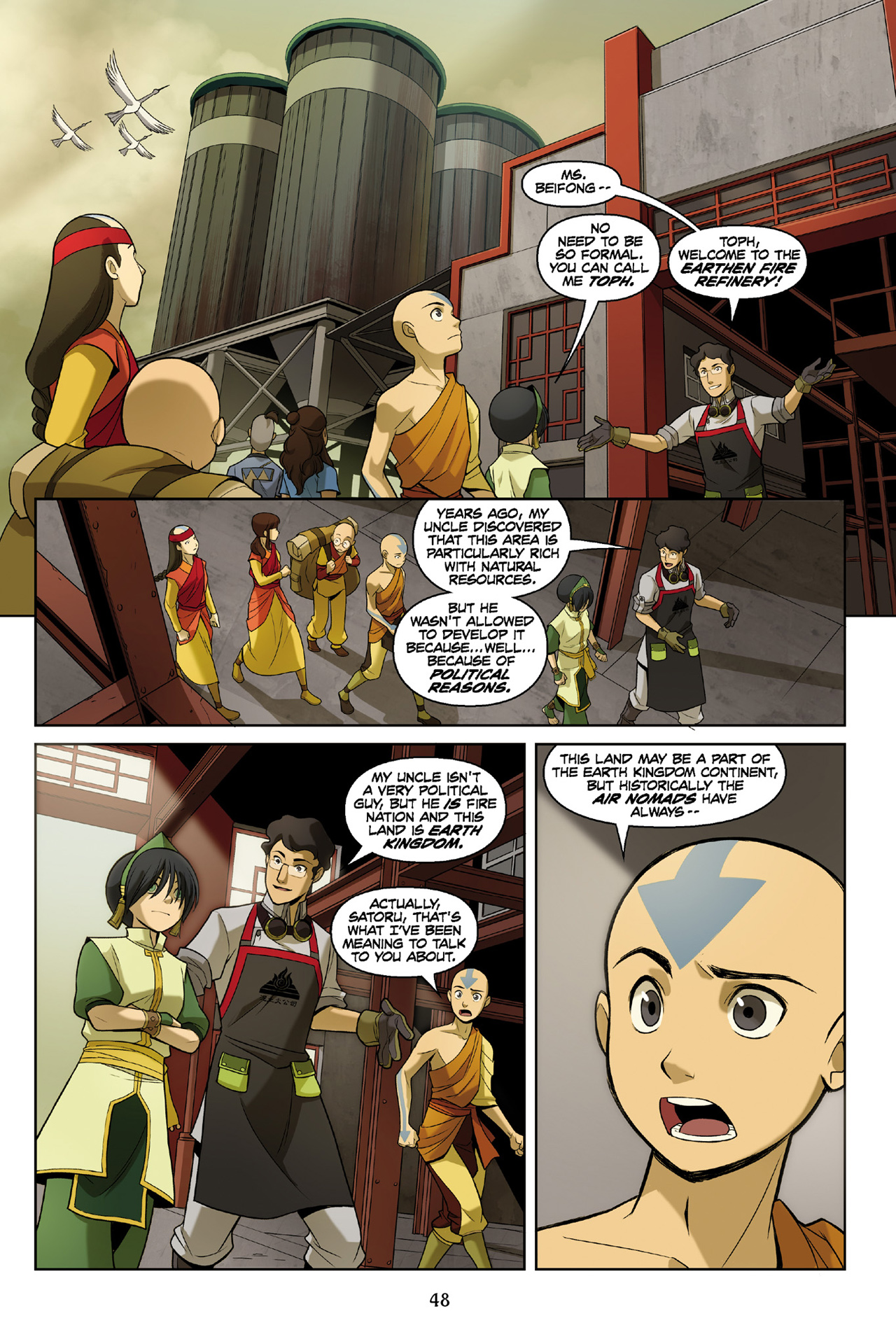 Read online Nickelodeon Avatar: The Last Airbender - The Rift comic -  Issue # Part 1 - 48